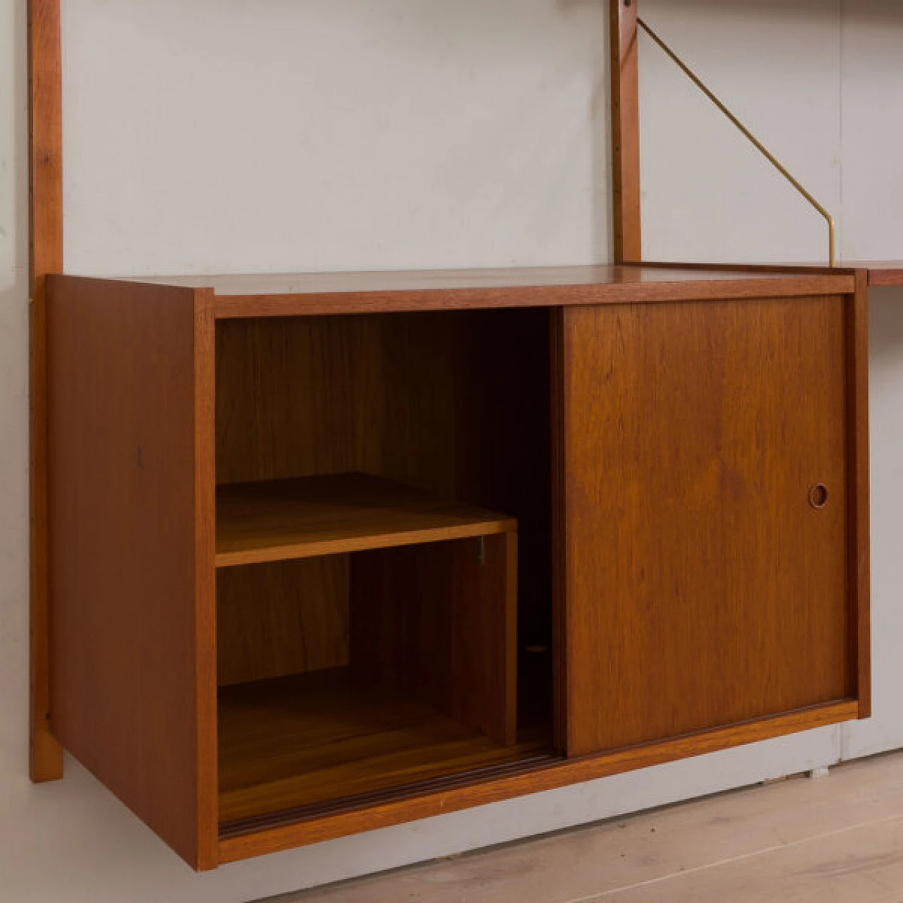 Parete attrezzata in teak  di Preben Sorenesen, anni '60 9