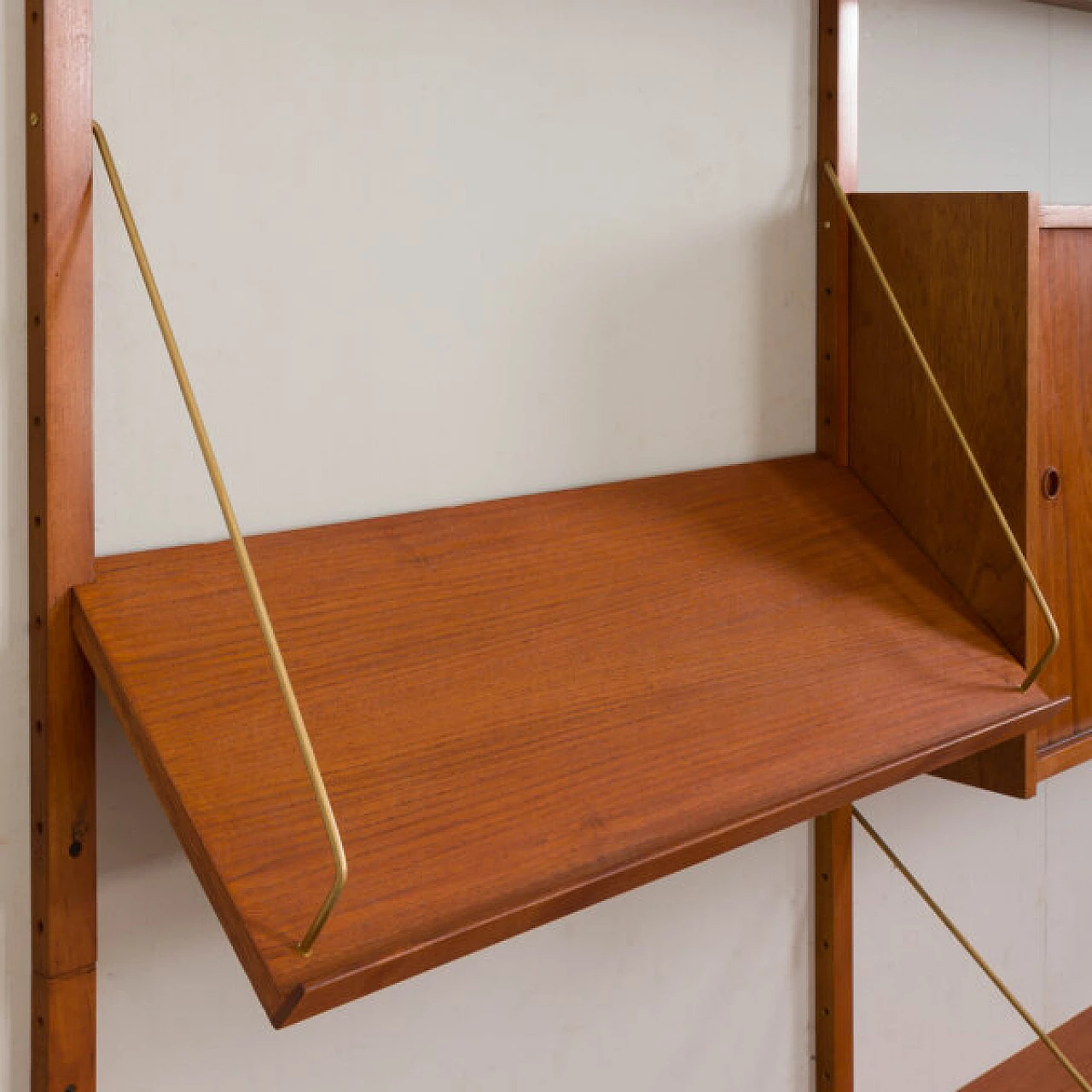 Parete attrezzata in teak  di Preben Sorenesen, anni '60 11