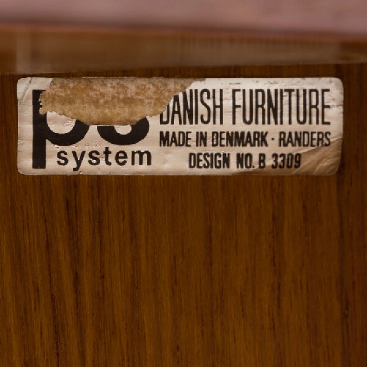 Parete attrezzata in teak  di Preben Sorenesen, anni '60 17