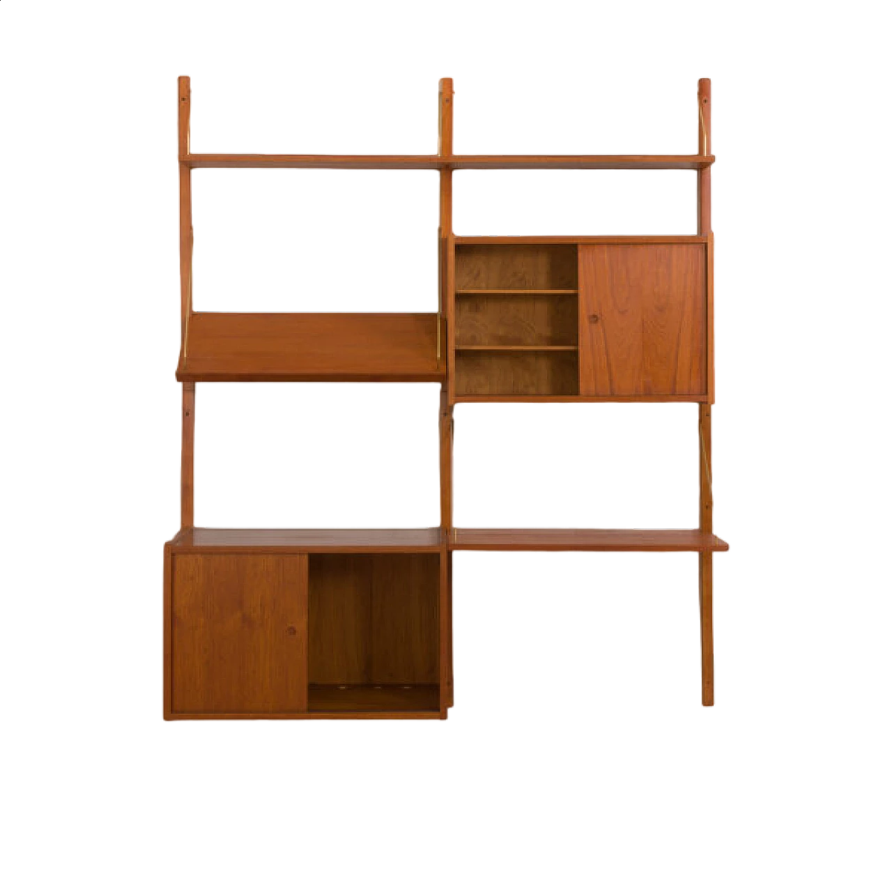 Parete attrezzata in teak  di Preben Sorenesen, anni '60 18