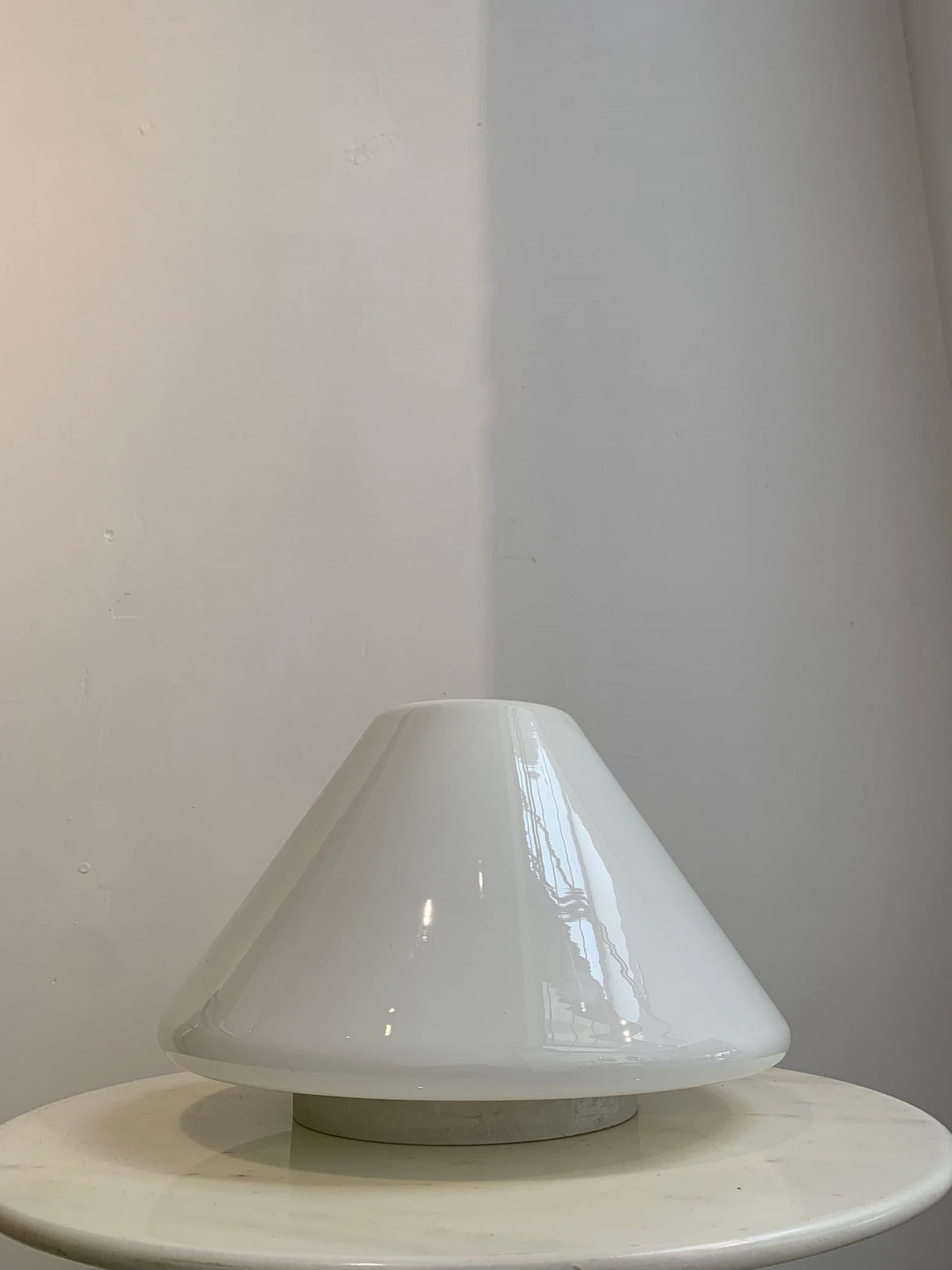 Murano glass table lamp by Leucos, 1970s 3