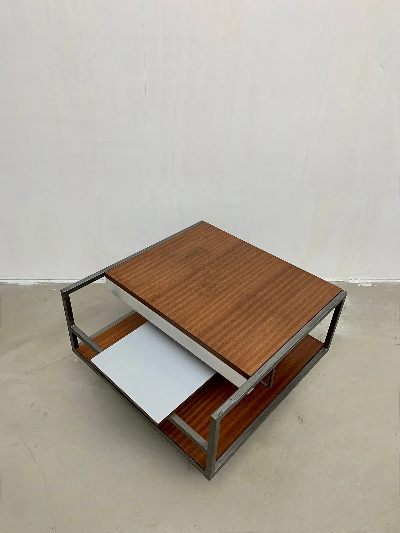Coffee table with casters by Georges Frydman for EFA, 1960s 8