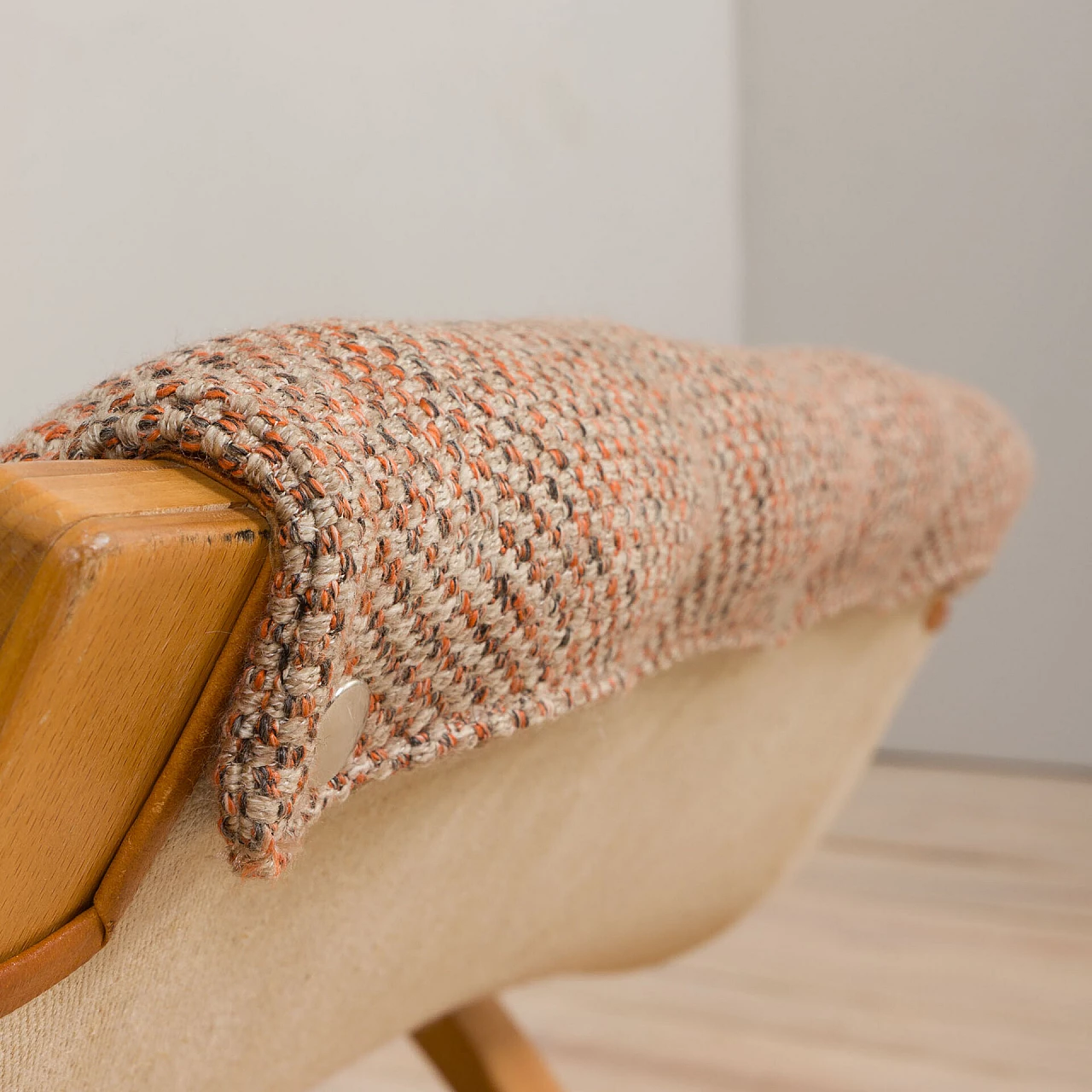 Pernilla armchair with footstool by Bruno Mathsson for Dux, 1960s 14