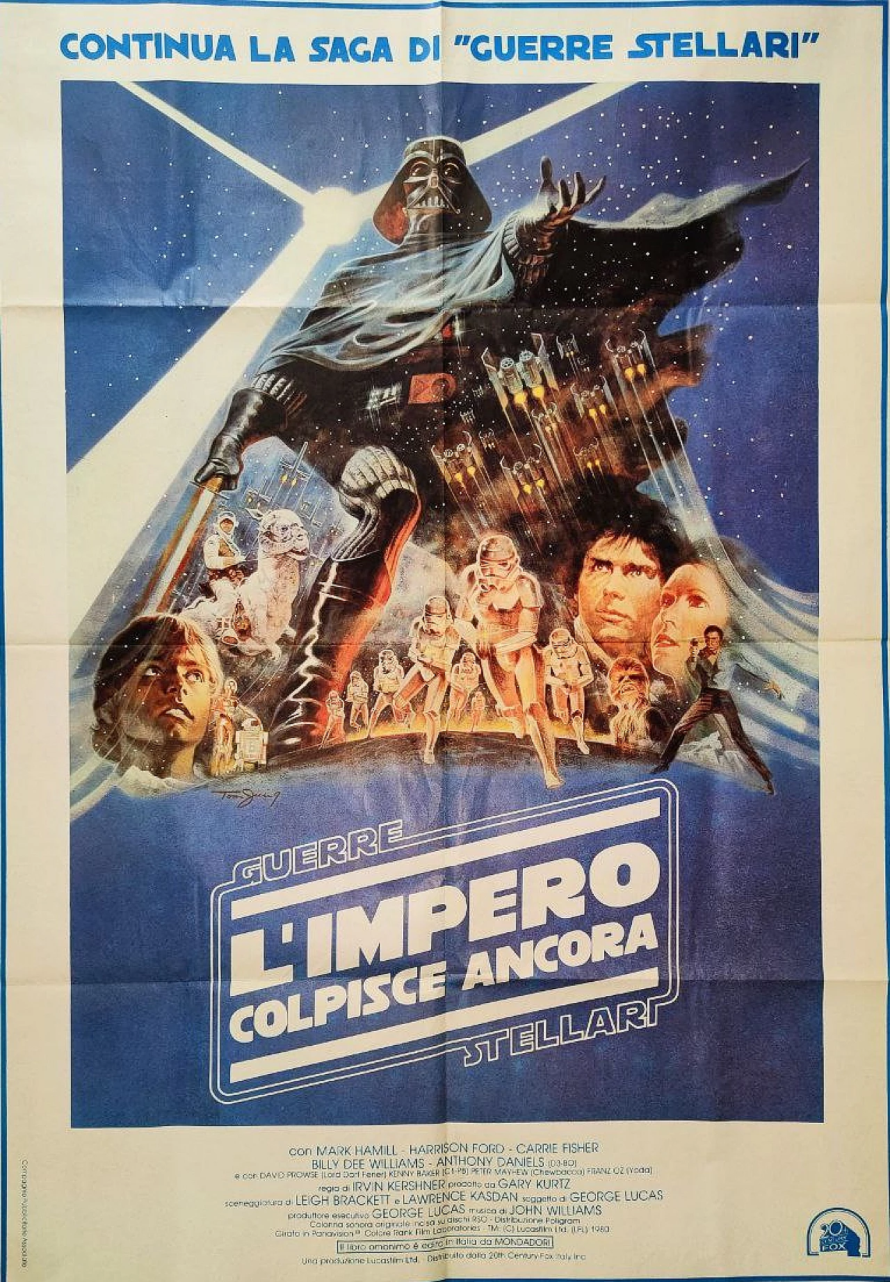 Movie poster for Star Wars - The Empire Strikes Back, 1980 2