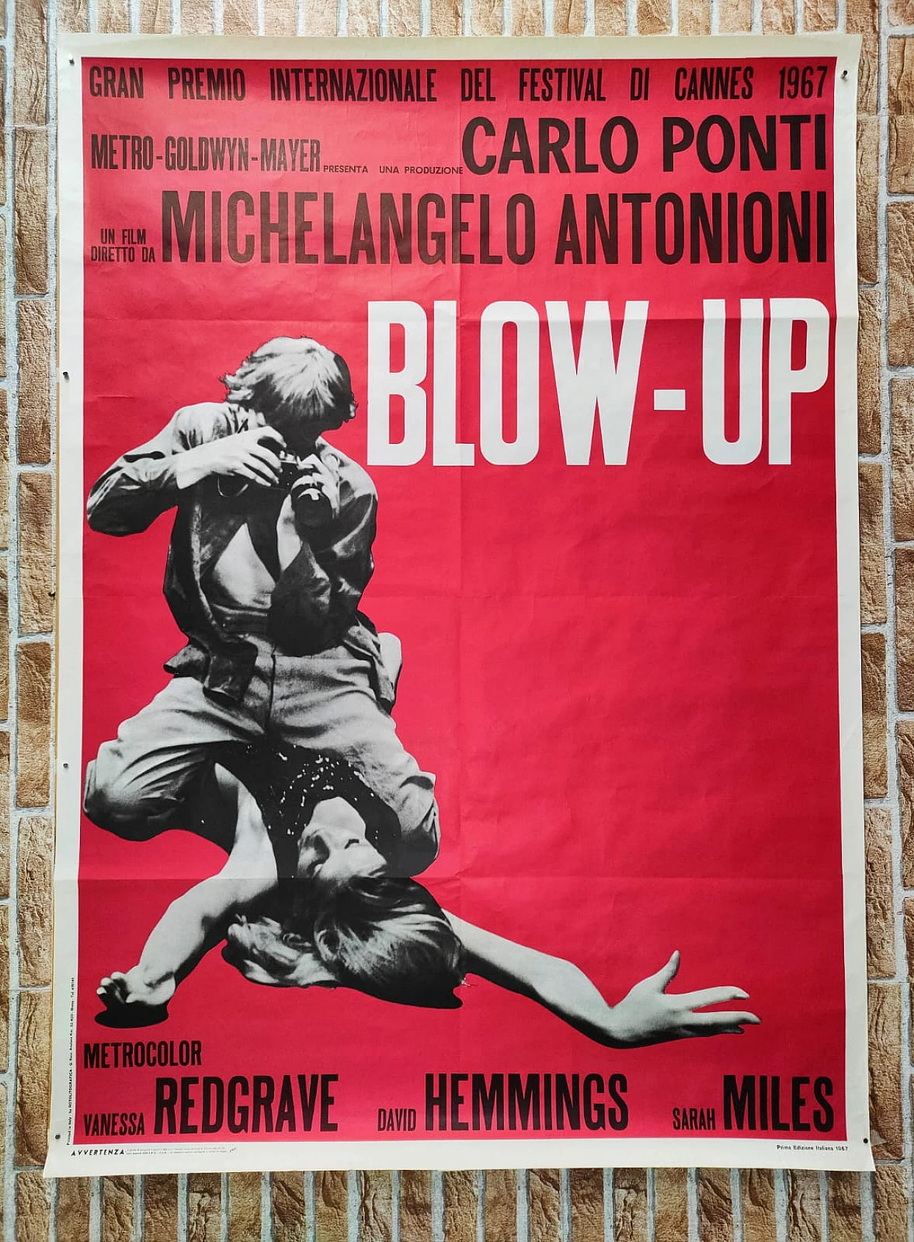 Manifesto cinematografico di Blow-Up, 1966 1