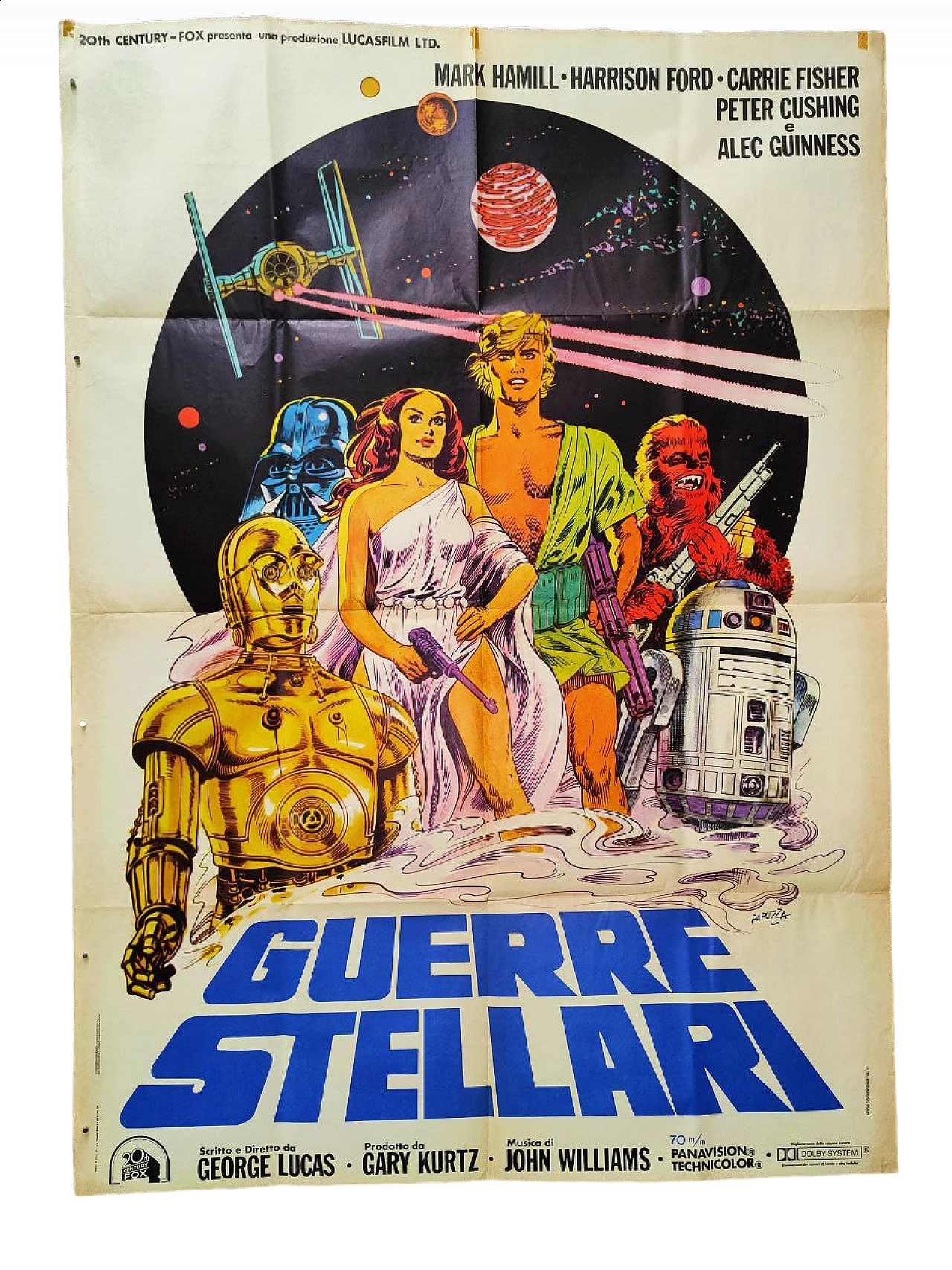 Movie poster for Star Wars, 1977 4