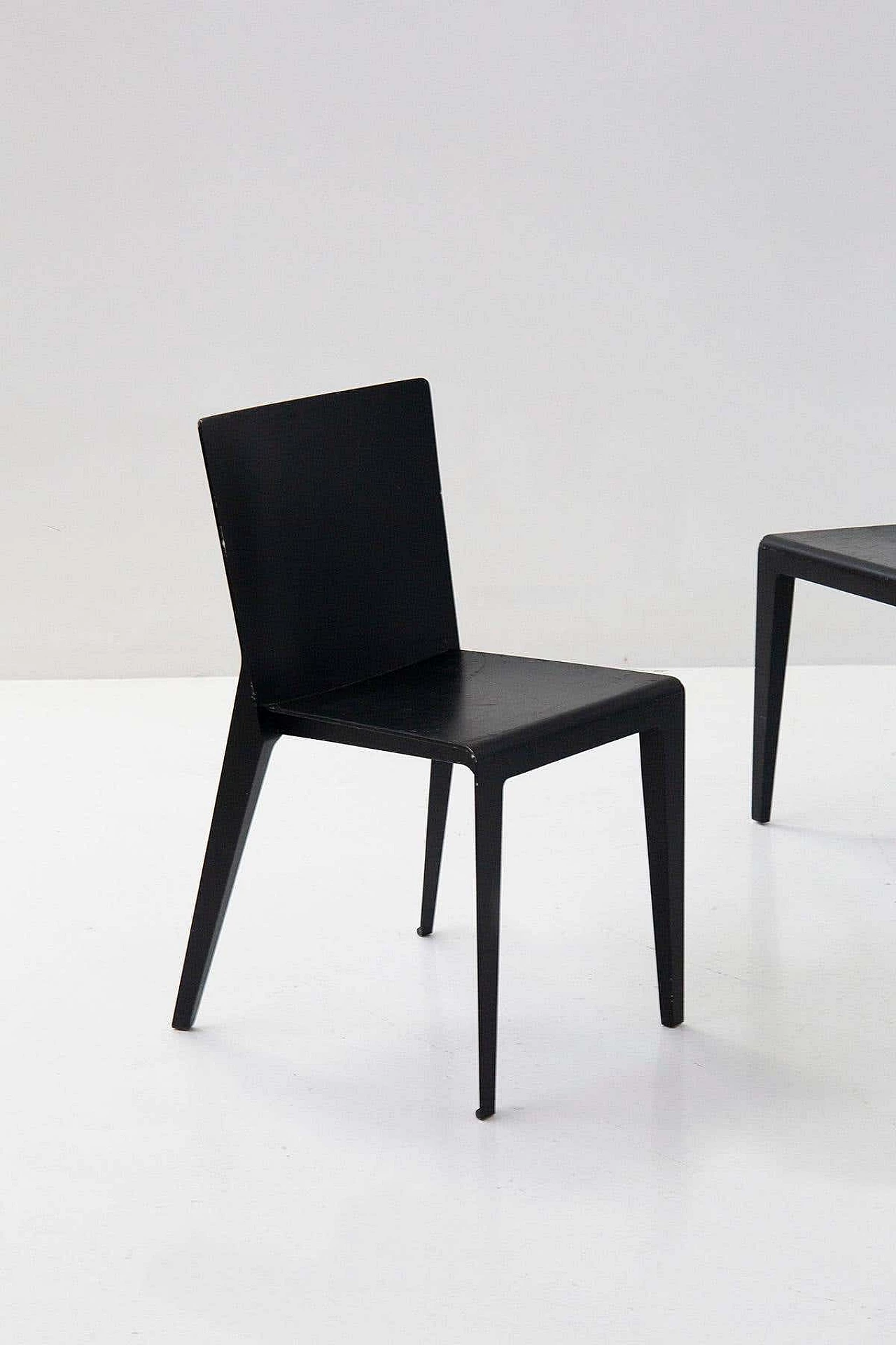 5 Alfa chairs by Hannes Wettstein for Molteni, 2001 3
