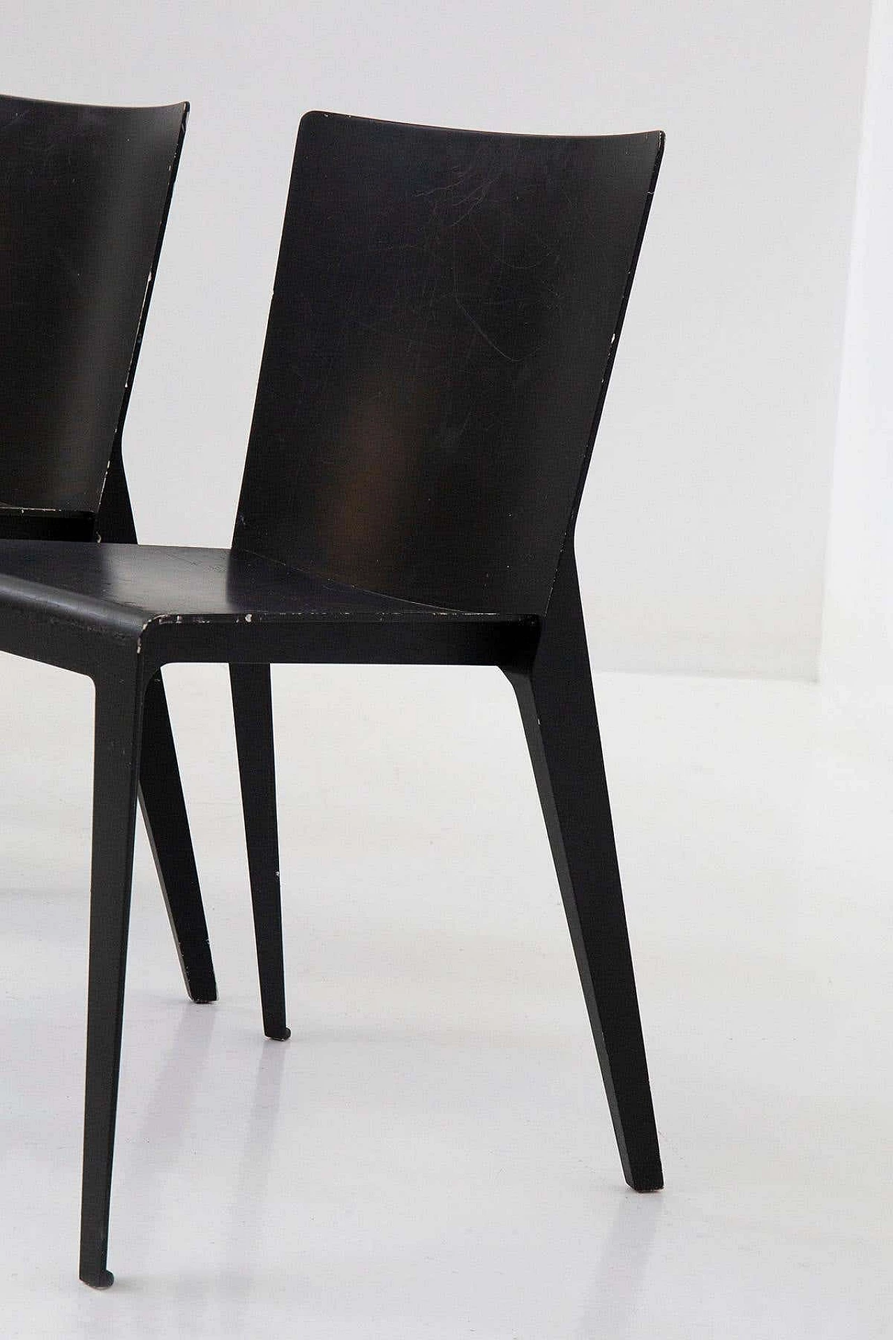 5 Alfa chairs by Hannes Wettstein for Molteni, 2001 5