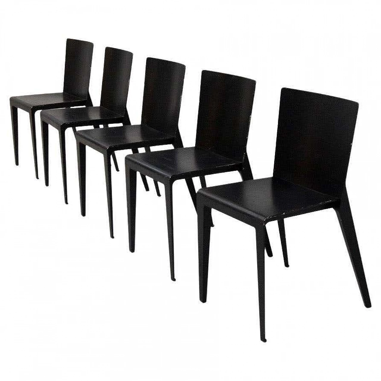 5 Alfa chairs by Hannes Wettstein for Molteni, 2001 7