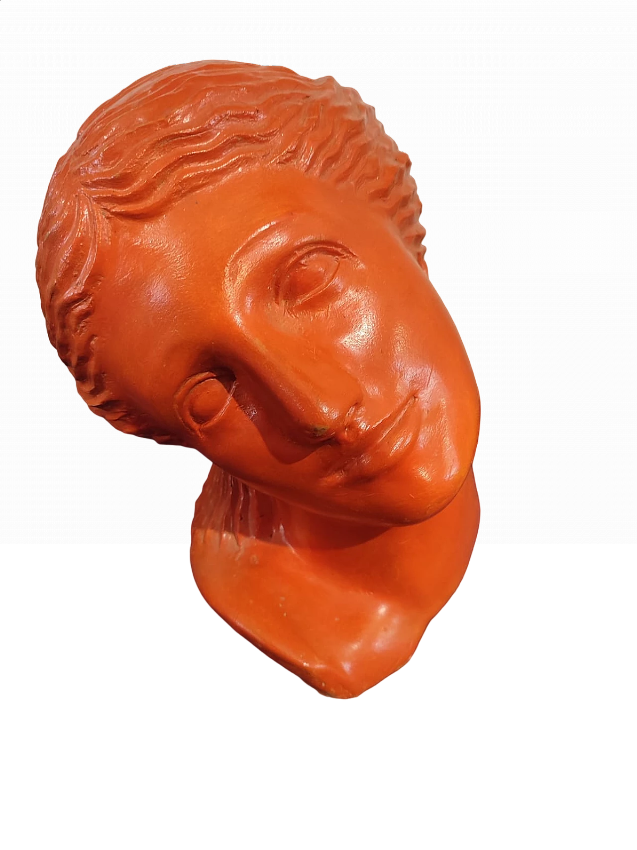 Giovanni Ginestroni, testa di Afrodite, scultura in terracotta 5