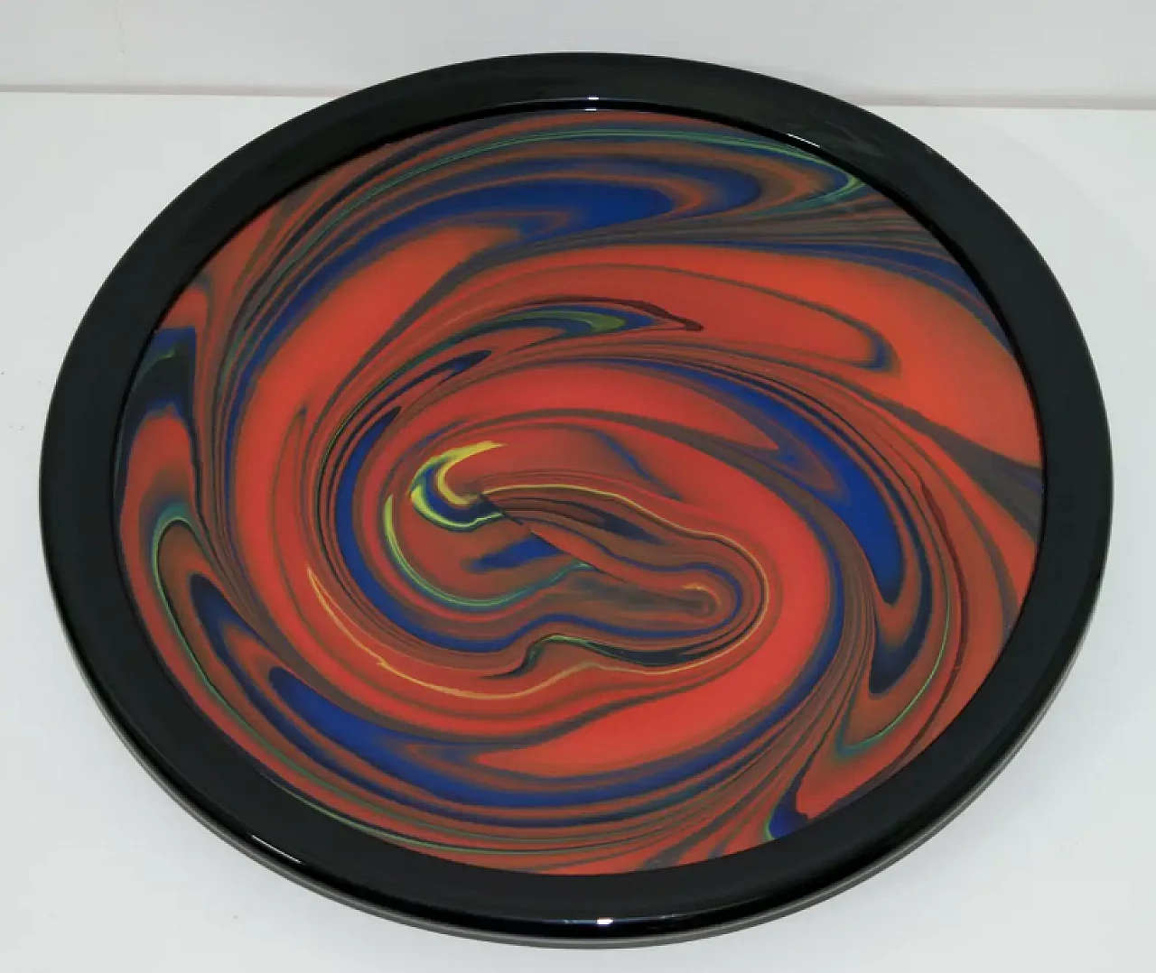 Mercurio dish in Murano glass by Ottavio Missoni for AVEM, 1980s 2