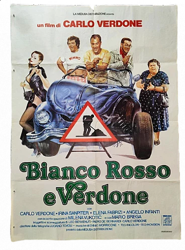 Manifesto cinematografico di Bianco Rosso e Verdone, 1981