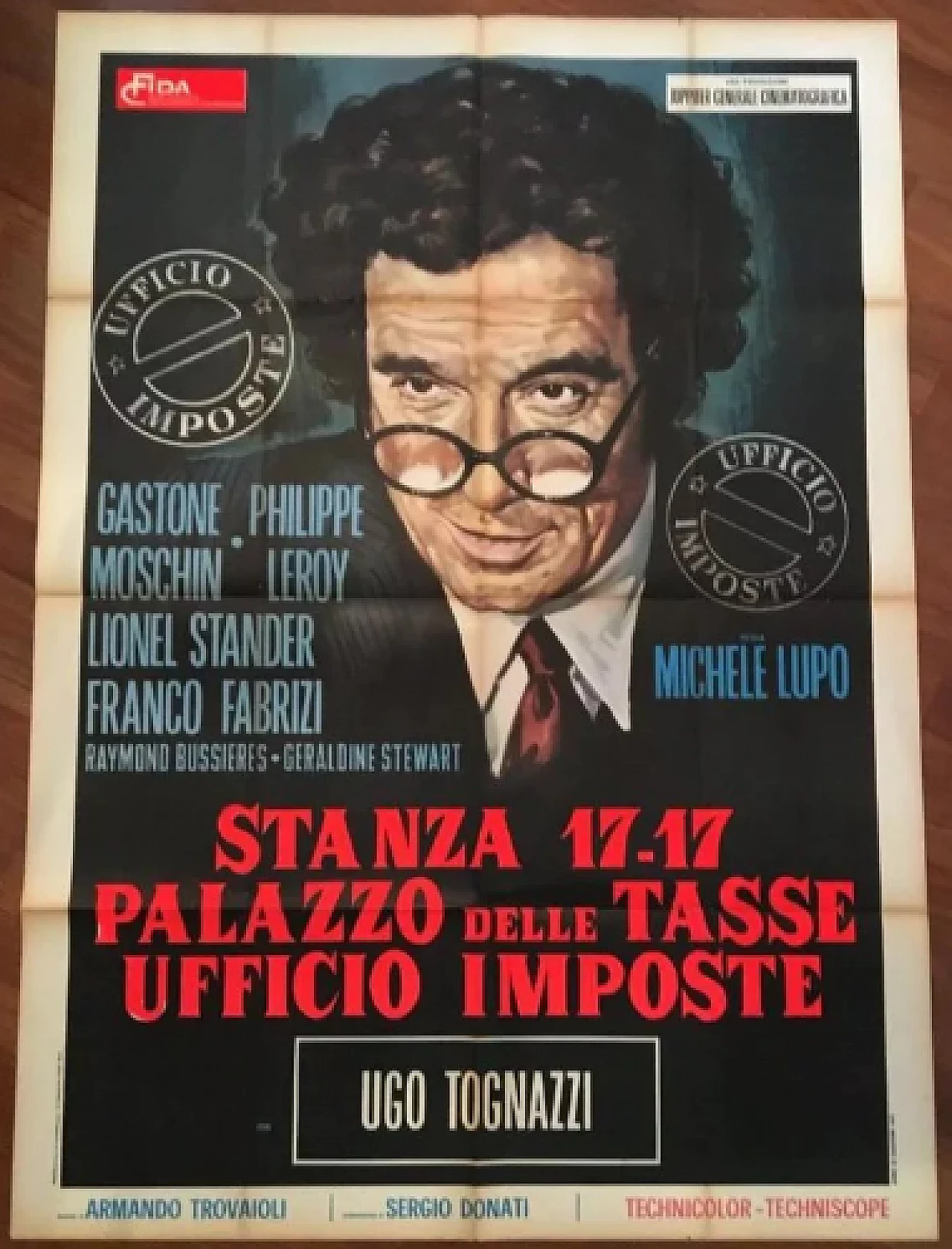 Manifesto cinematografico di Stanza 17-17, Palazzo delle Tasse, Ufficio Imposte, 1971 1