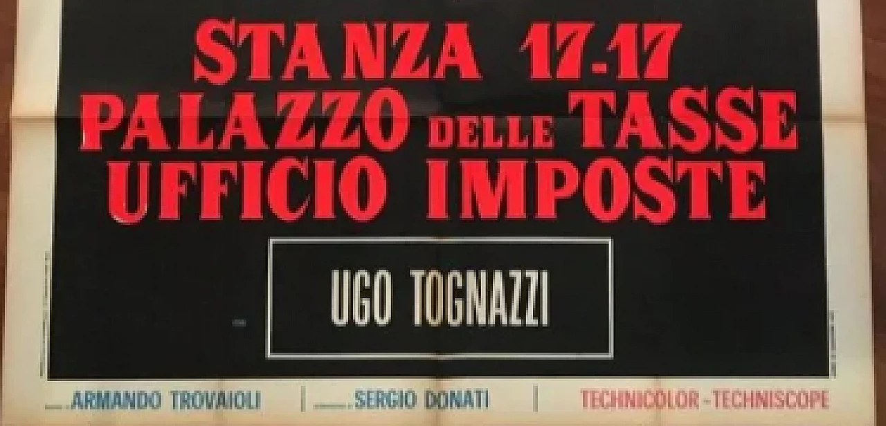 Manifesto cinematografico di Stanza 17-17, Palazzo delle Tasse, Ufficio Imposte, 1971 3