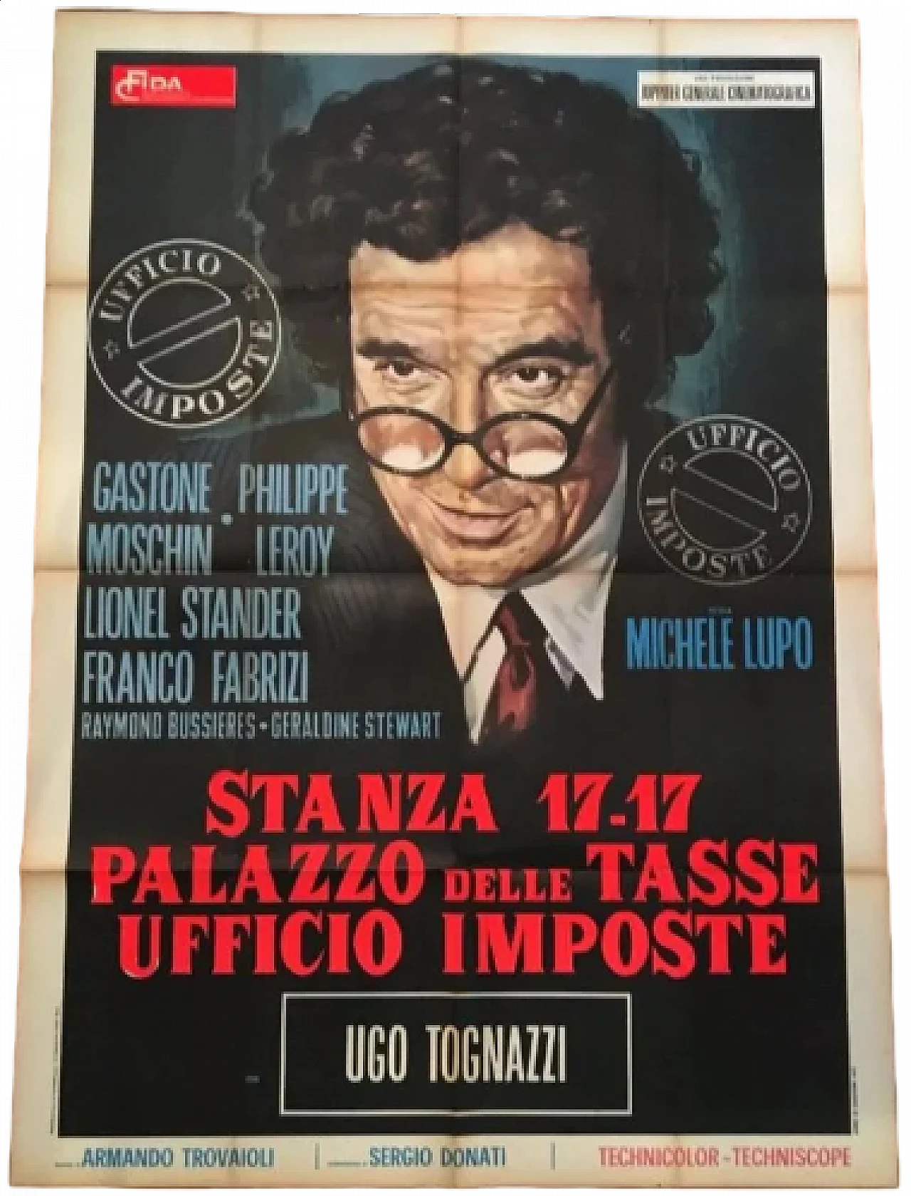Manifesto cinematografico di Stanza 17-17, Palazzo delle Tasse, Ufficio Imposte, 1971 4