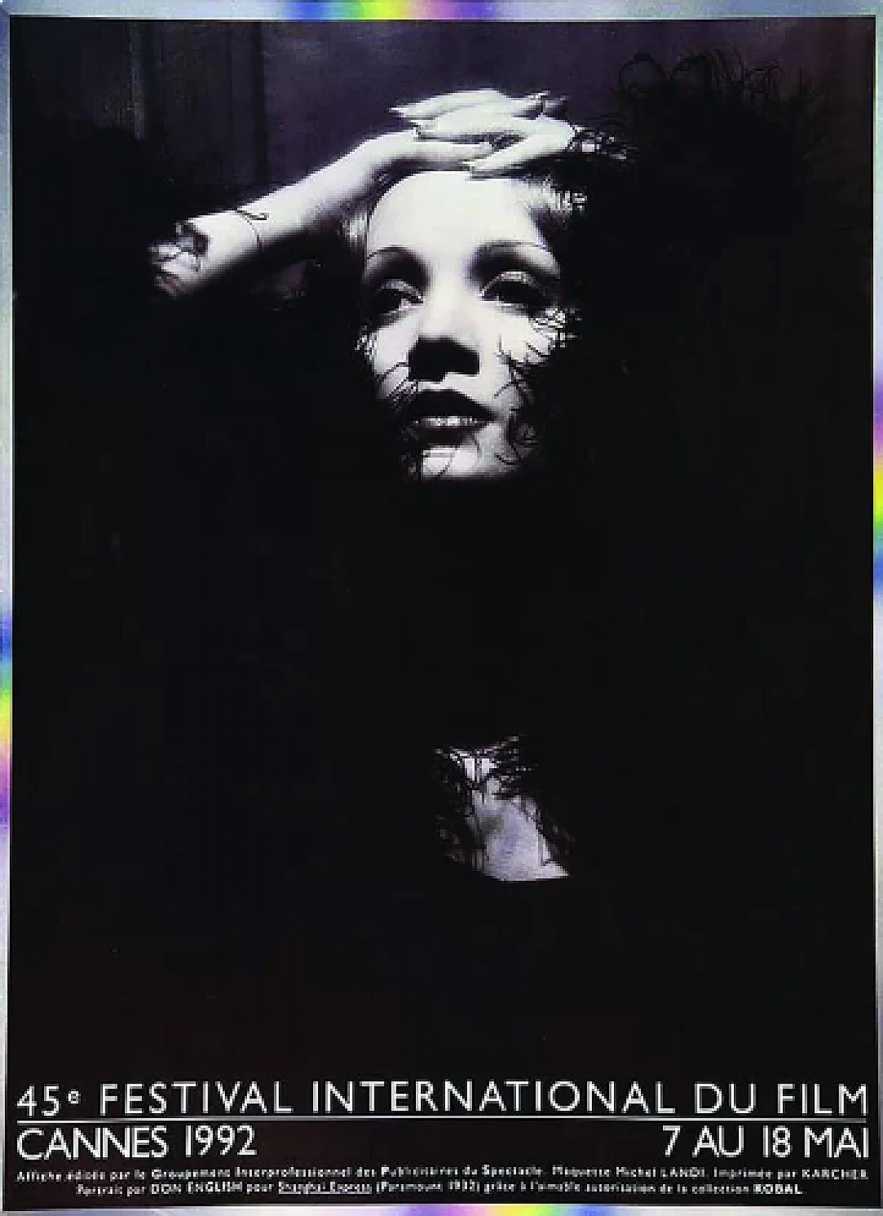 Poster for the 45th Cannes Film Festival, 1992 2