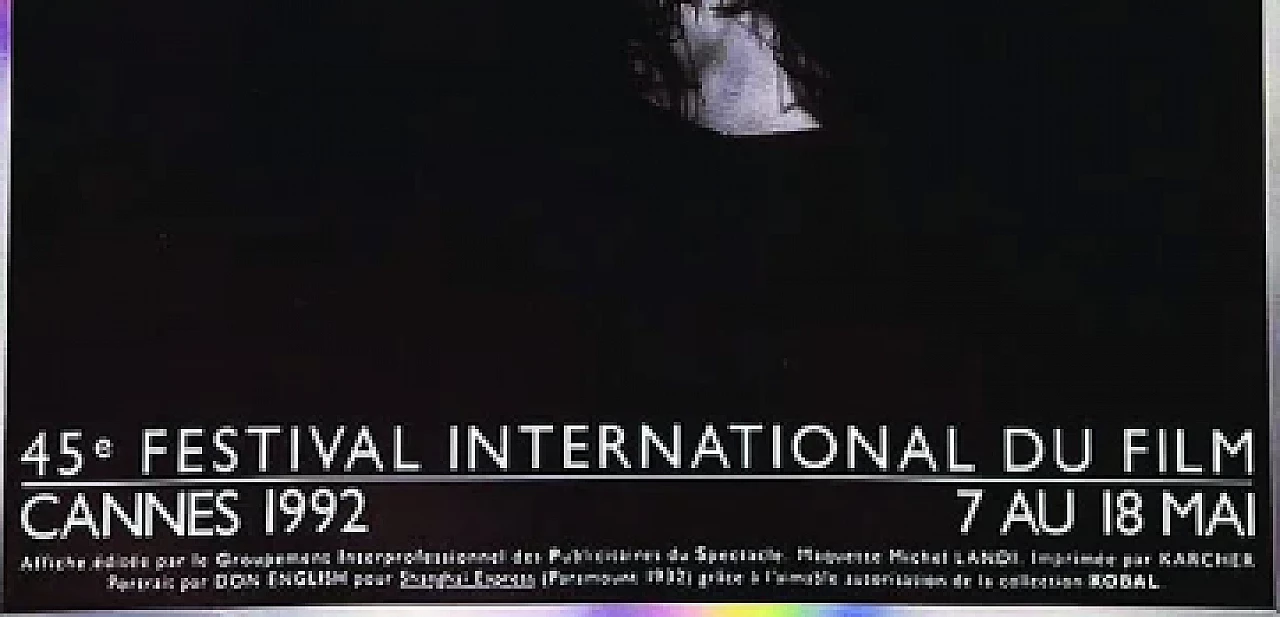 Poster for the 45th Cannes Film Festival, 1992 4