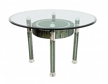 Round dining table by Zelino Poccioni for Mp2, 1980s