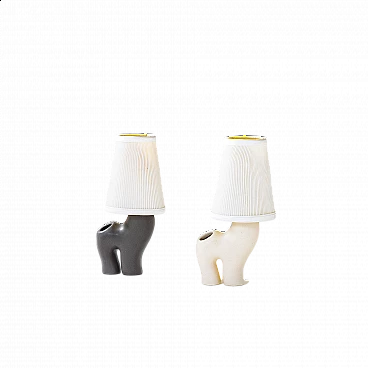 Pair of ceramic table lamps by Marcel Giraud Vallauris, 1960s