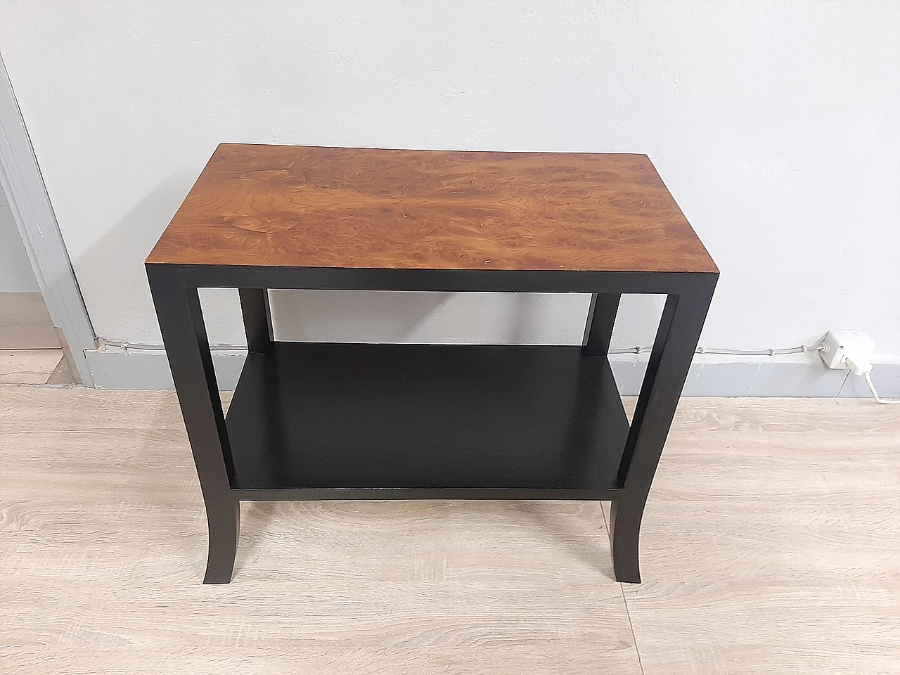 Art Deco coffee table with magazine shelf, 1950s 2