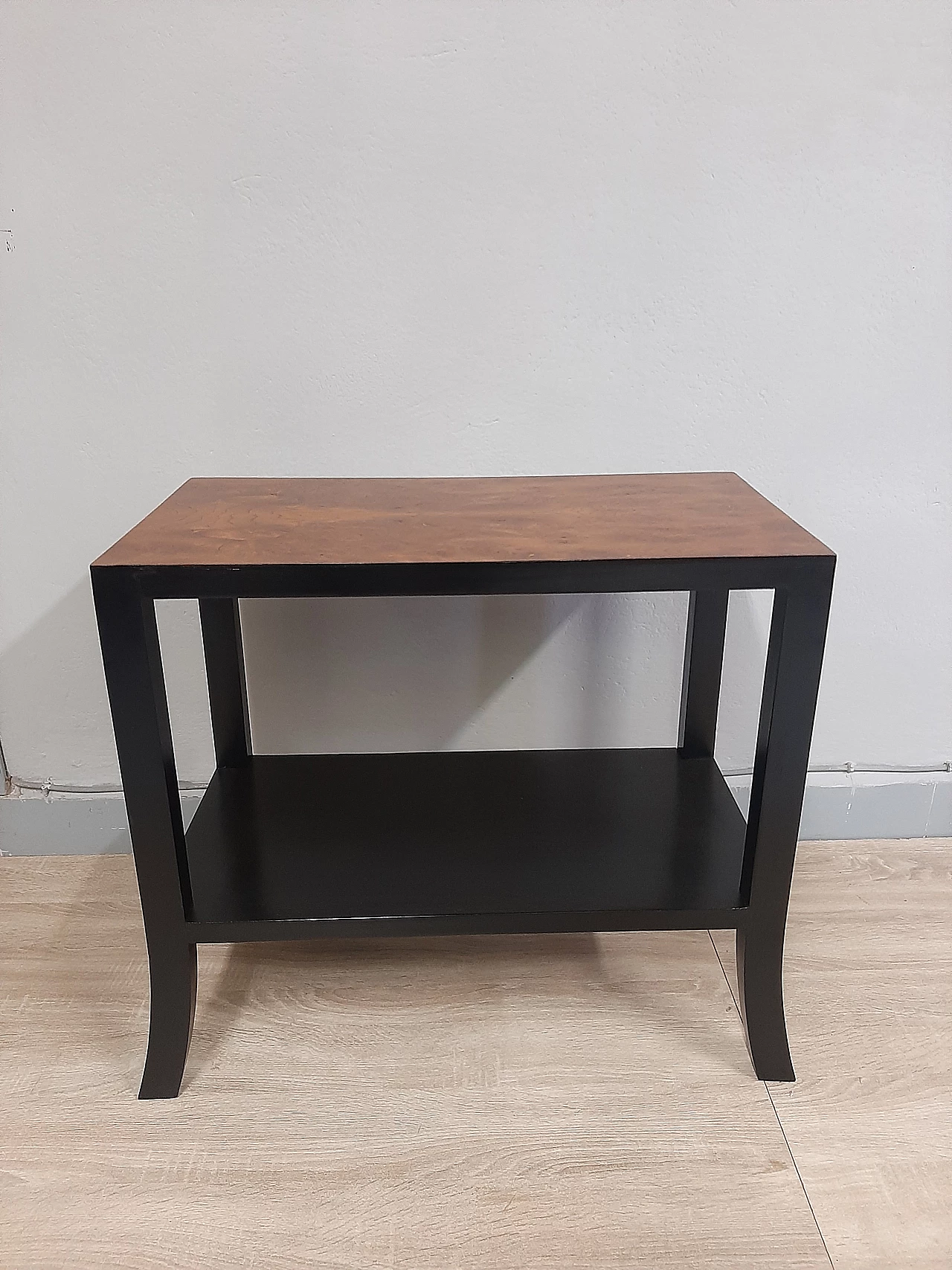 Art Deco coffee table with magazine shelf, 1950s 3