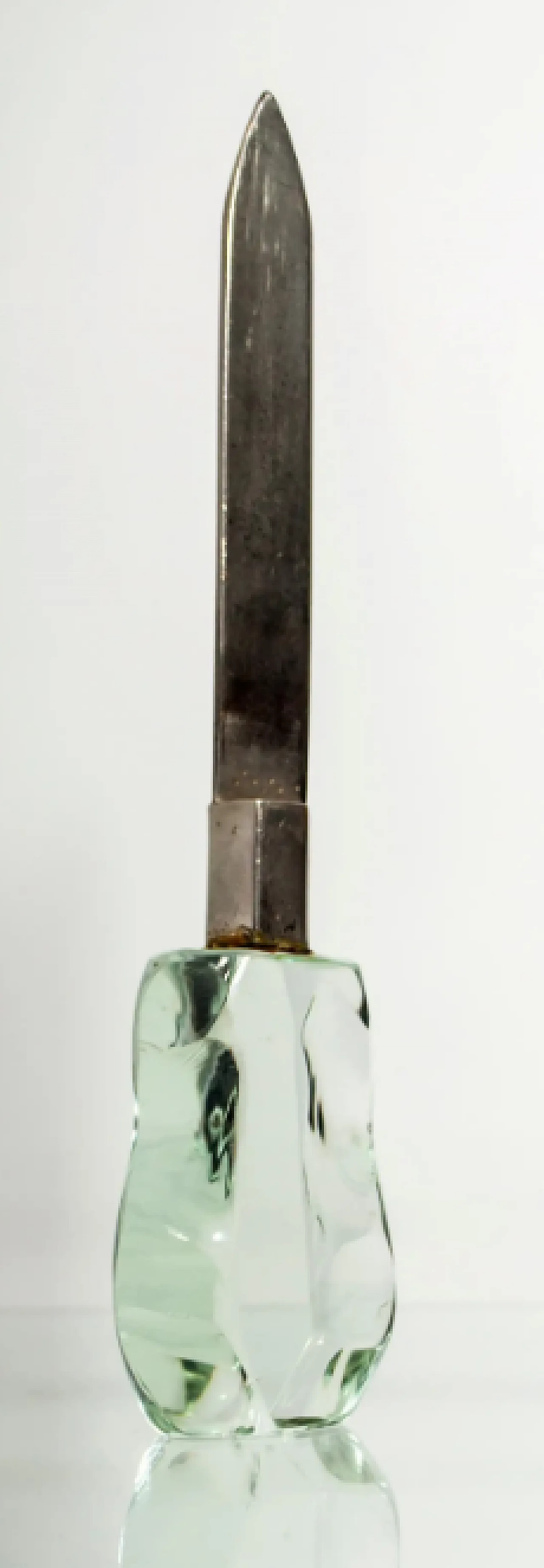 Accessori da scrivania in cristallo cesellato di Pietro Chiesa per Fontana Arte, anni '30 11