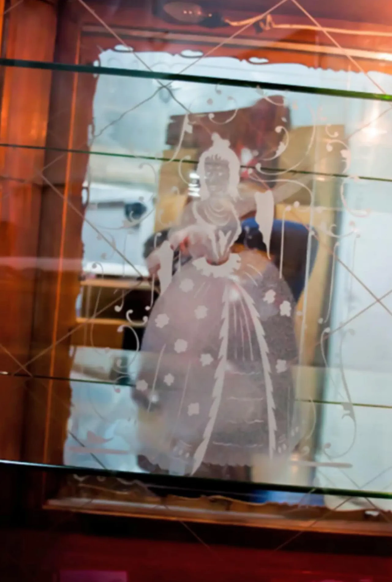 Mobile da bar in legno di noce, anni '40 5