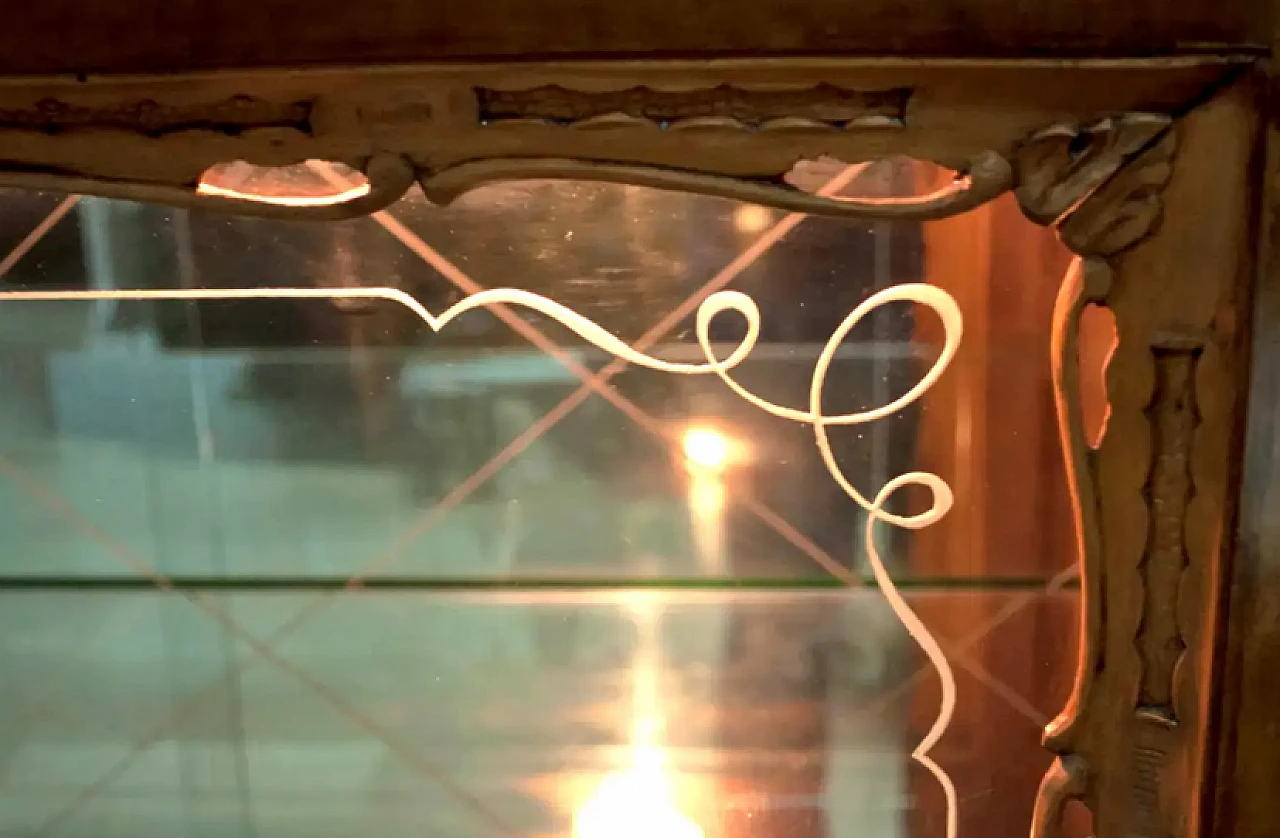 Mobile da bar in legno di noce, anni '40 11