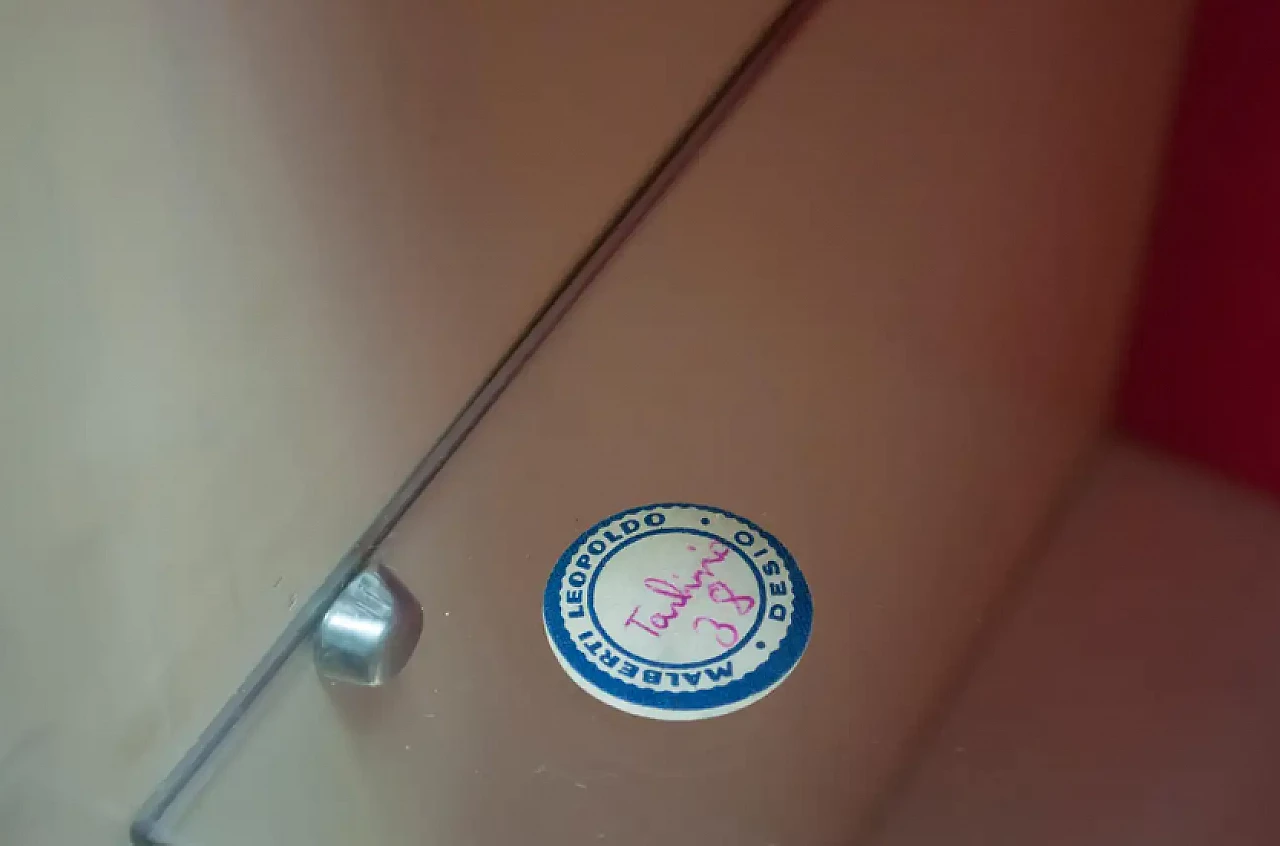 Mobiletto da bar in noce di Leopoldo Malberti, anni '50 9