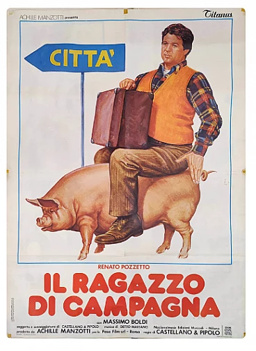 Manifesto cinematografico di Il ragazzo di campagna, 1984