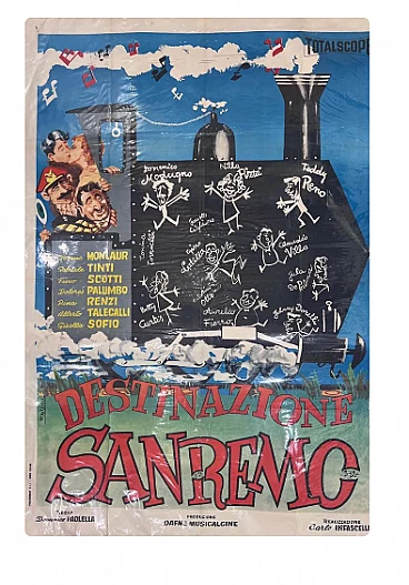 Destinazione Sanremo film poster, 1954