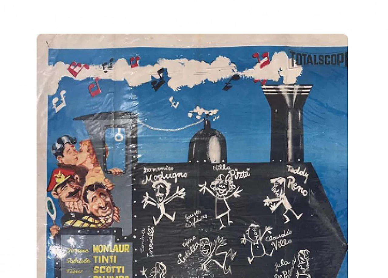 Manifesto cinematografico di Destinazione Sanremo, 1954 2