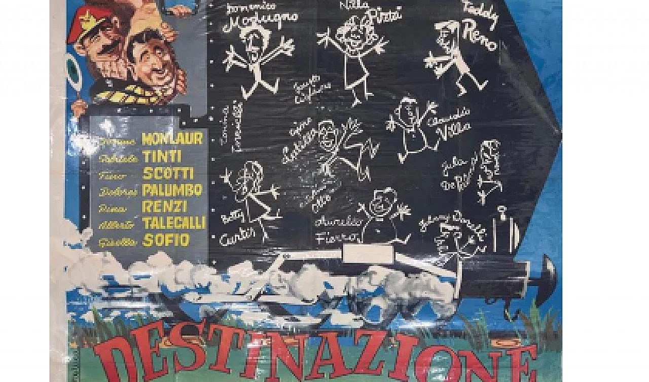 Manifesto cinematografico di Destinazione Sanremo, 1954 3
