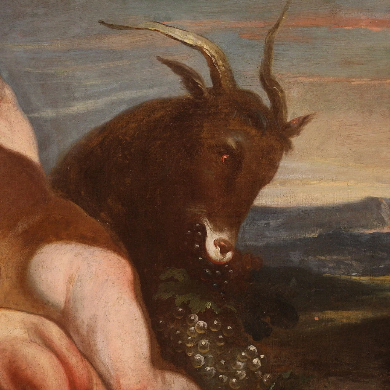 Baccanale di putti, dipinto a olio su tela, '600 7