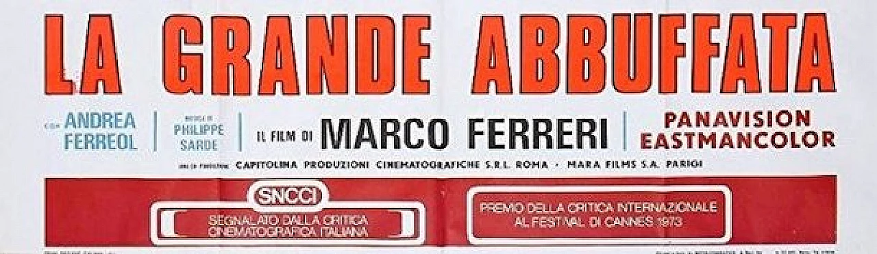 Film poster for La Grande Bouffe, 1973 3