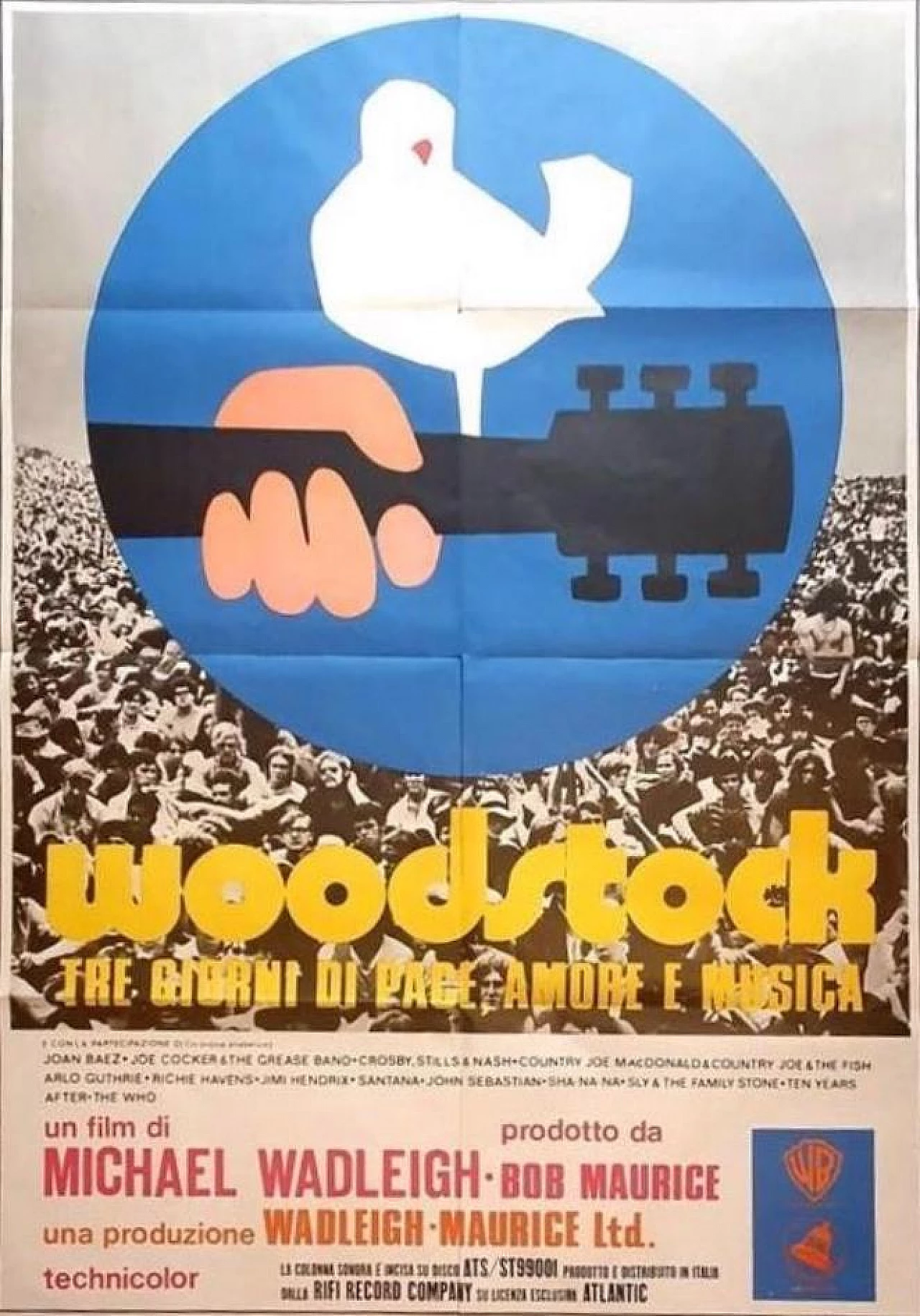 Woodstock film poster, 1969 1