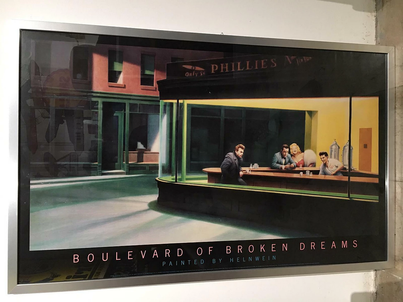 Framed Boulevard of Broken Dreams poster, 1987 3