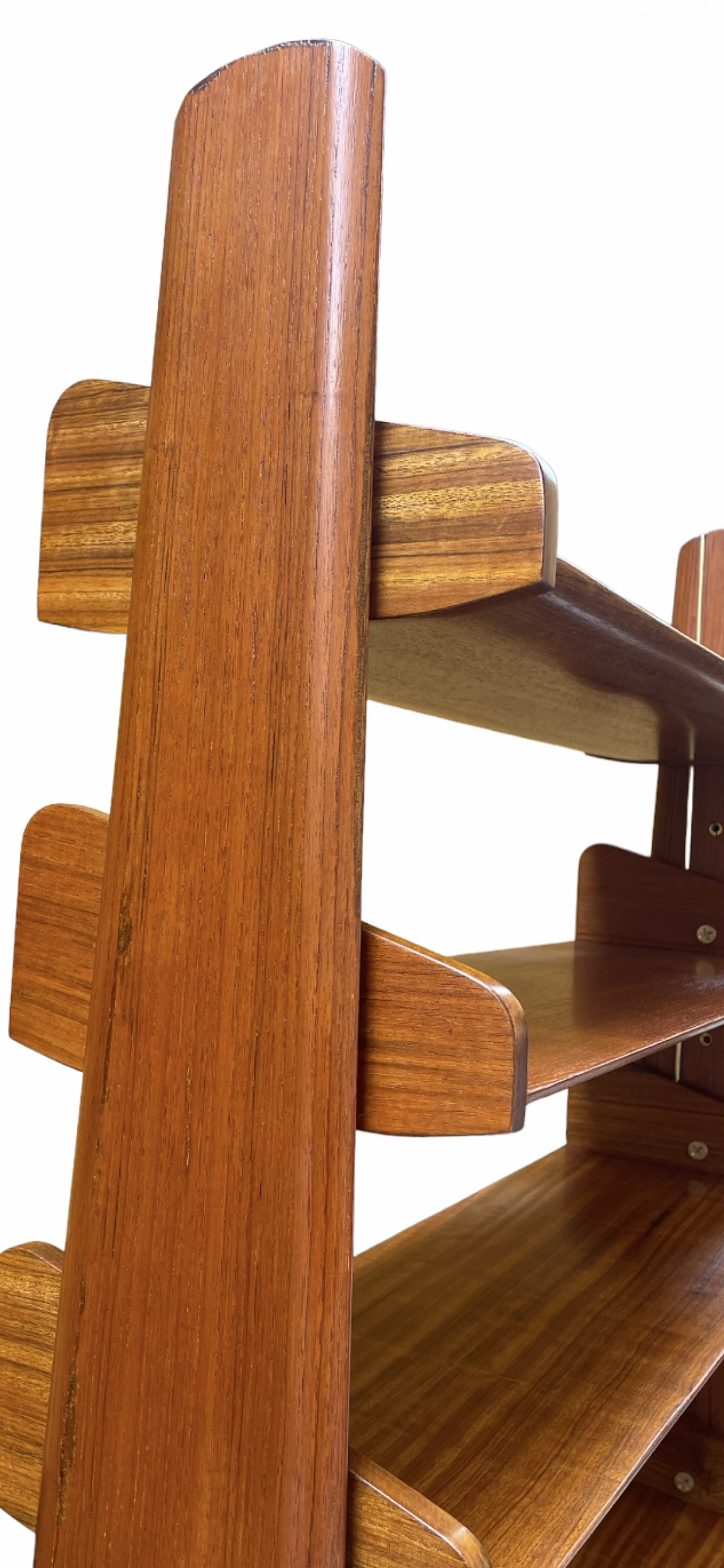 Teak bookcase attributed to Vittorio Dassi, 1960s 6