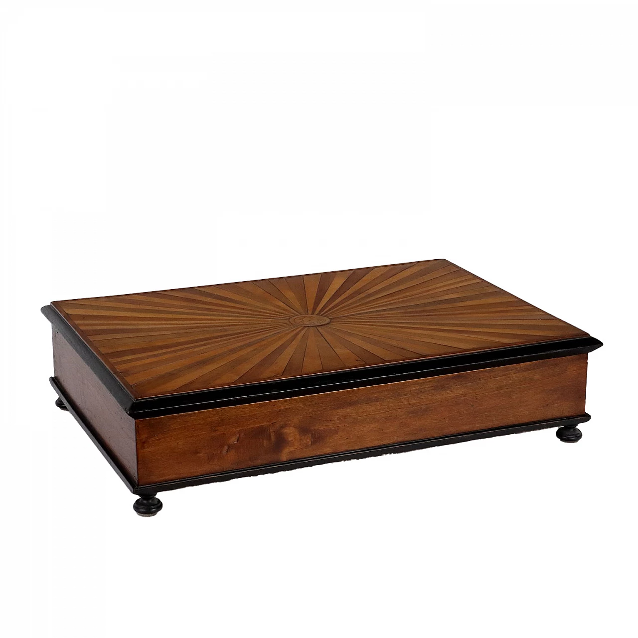 Scatola in rovere, abete e acero, inizio '900 1