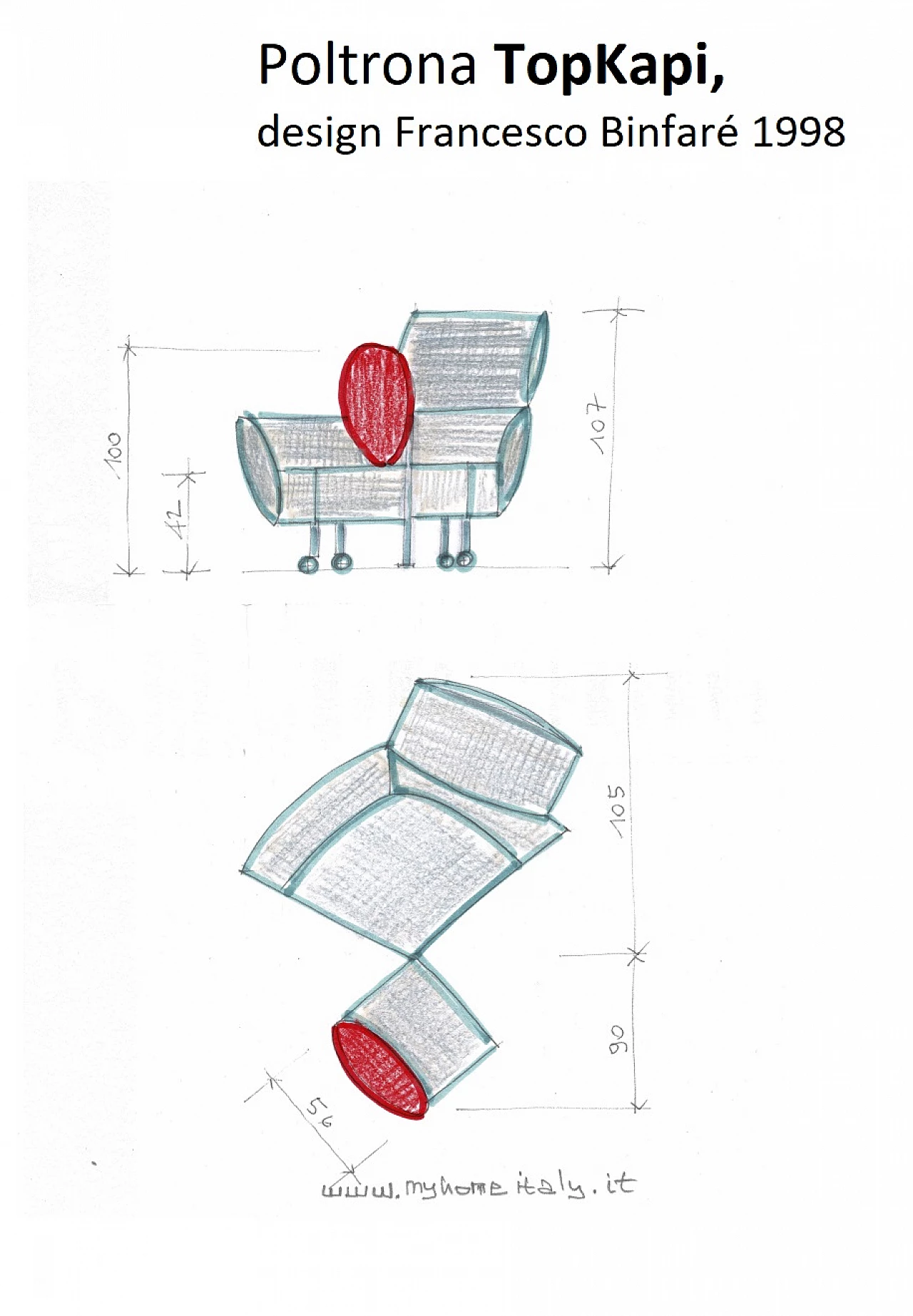 TopKapi armchair by Francesco Binfanè for Cassina, 2000s 17