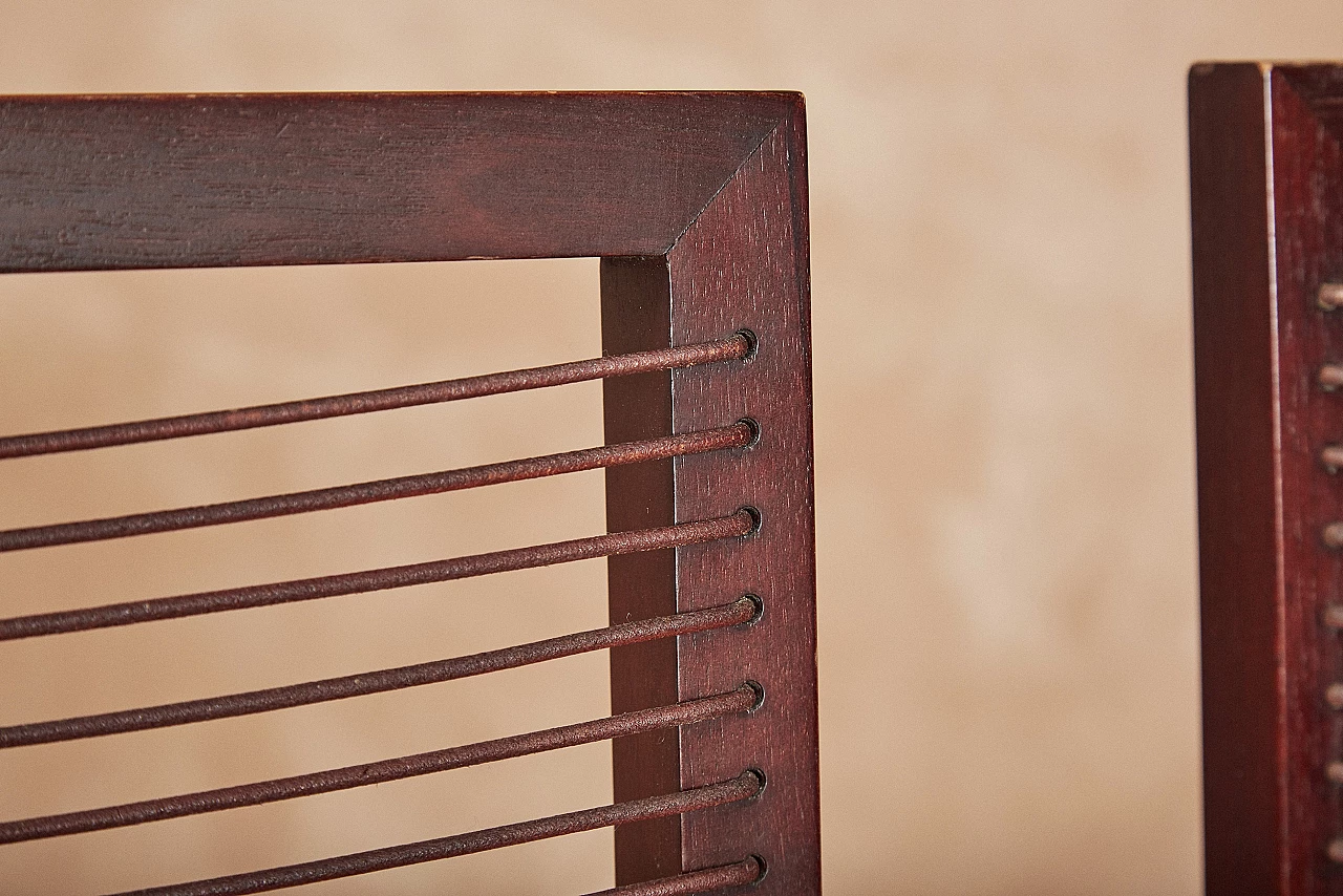 4 Astoria armchairs by Franco Bizzozzero for Bonacina 7