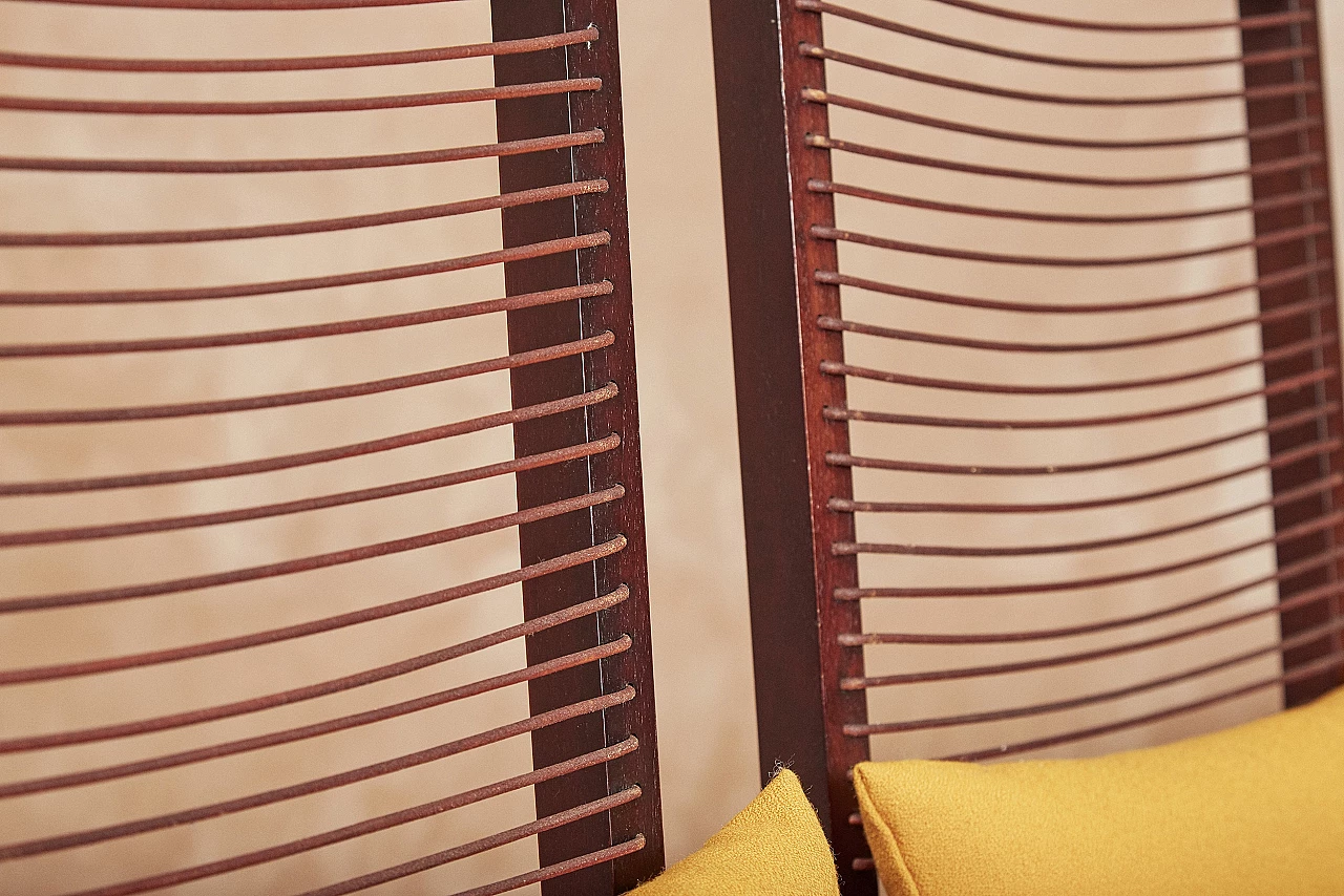 4 Astoria armchairs by Franco Bizzozzero for Bonacina 12