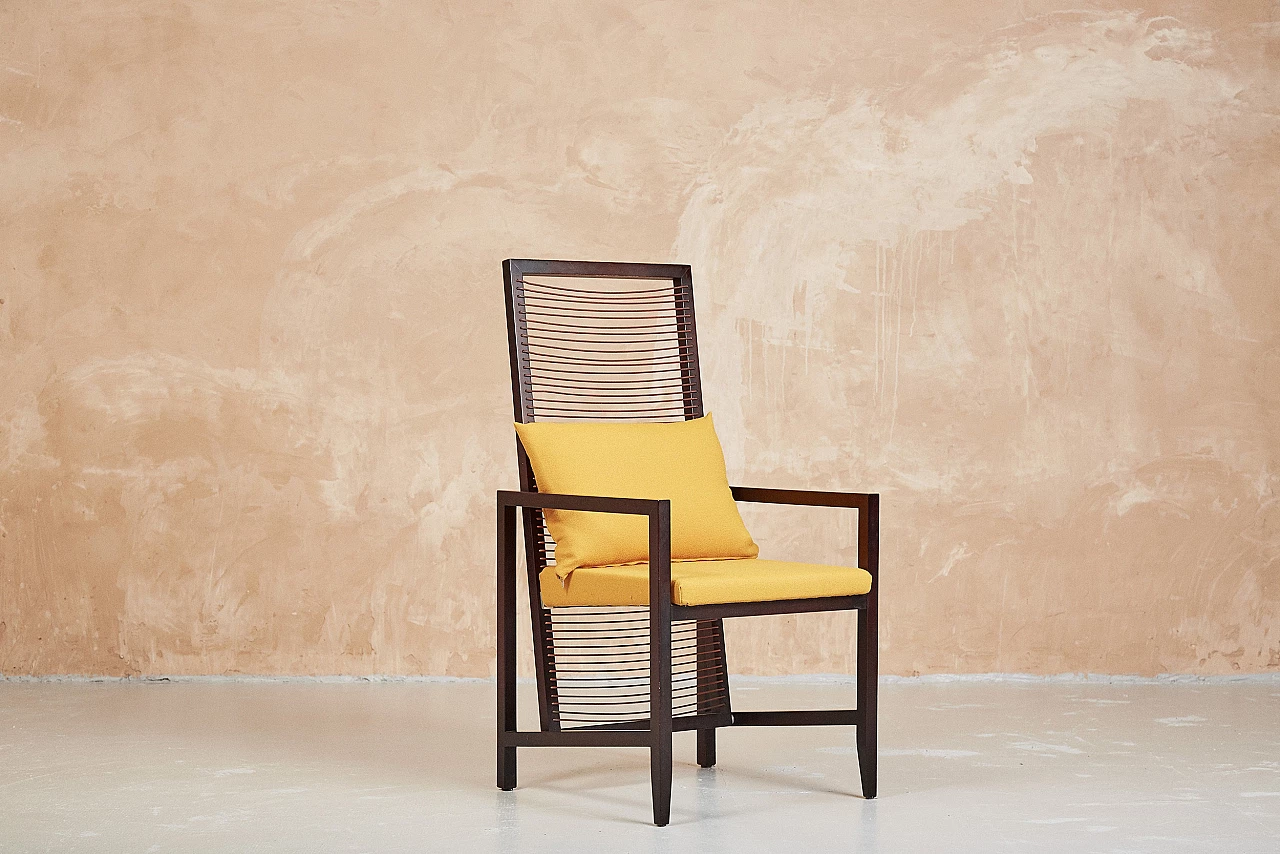 4 Astoria armchairs by Franco Bizzozzero for Bonacina 16