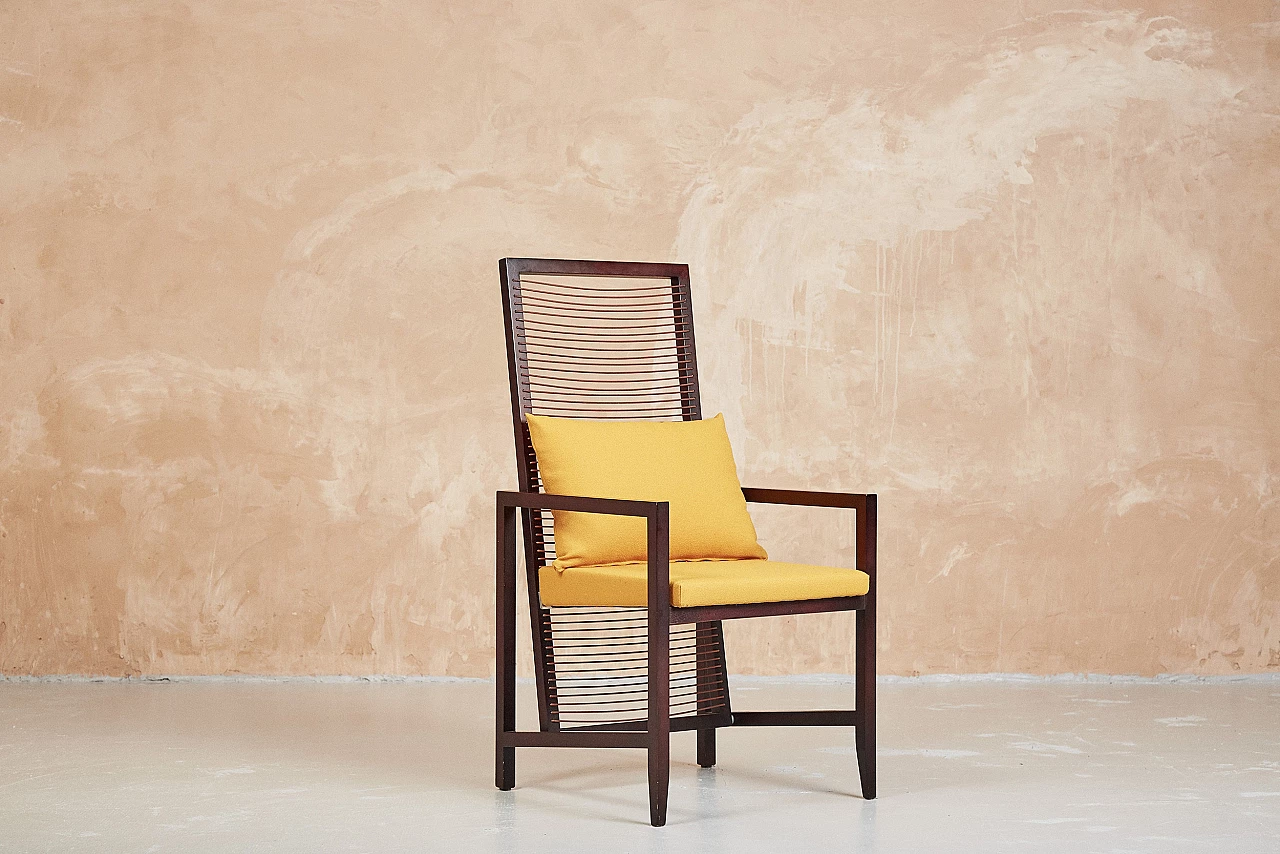4 Astoria armchairs by Franco Bizzozzero for Bonacina 18