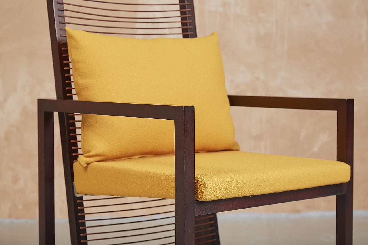 4 Astoria armchairs by Franco Bizzozzero for Bonacina 20