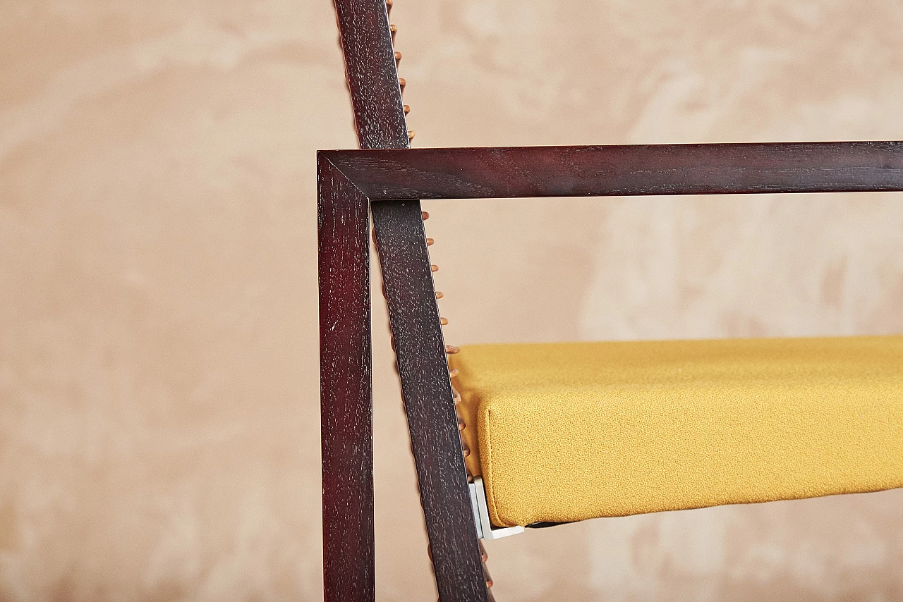 4 Astoria armchairs by Franco Bizzozzero for Bonacina 27