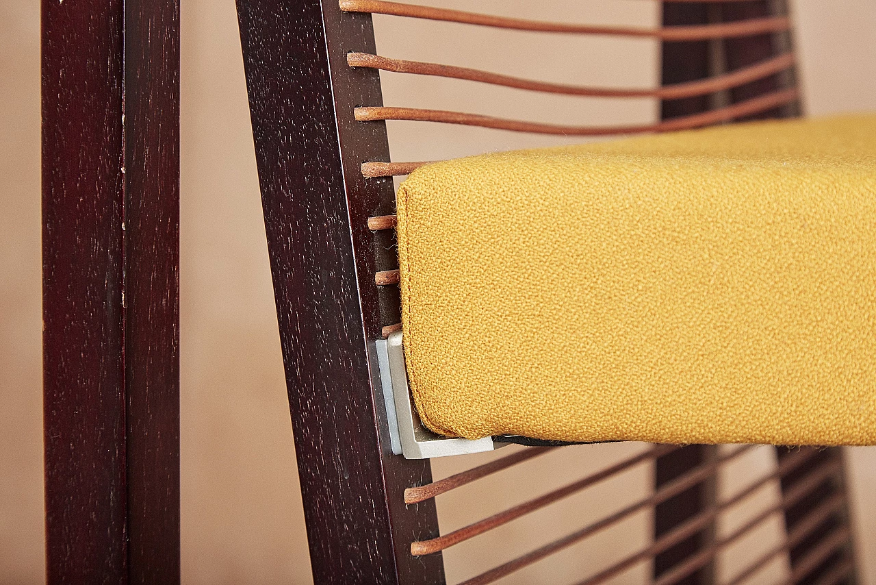 4 Astoria armchairs by Franco Bizzozzero for Bonacina 29