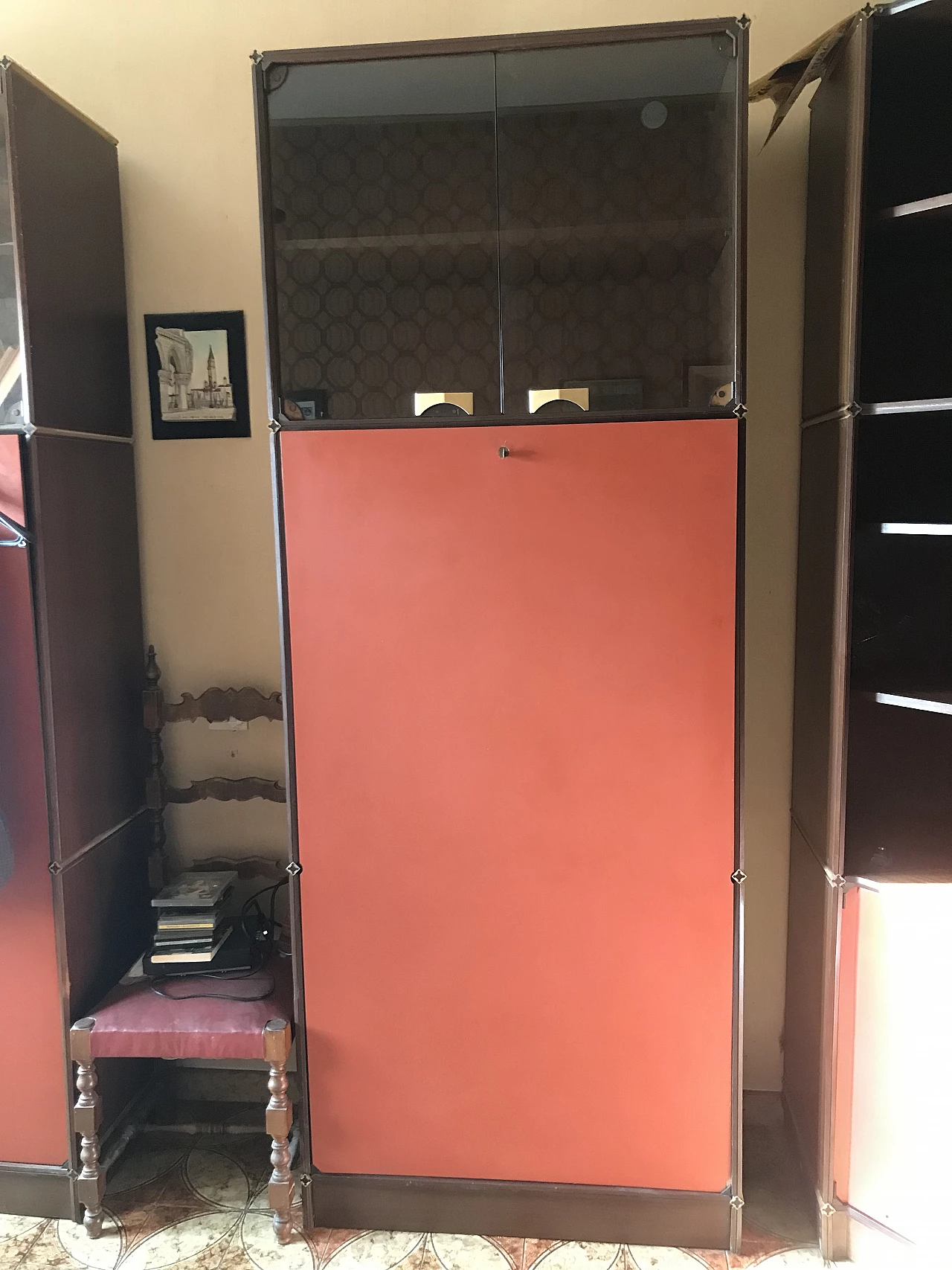 Mobile Fitting con letto a scomparsa di Fratelli Piarotto, anni '60 14