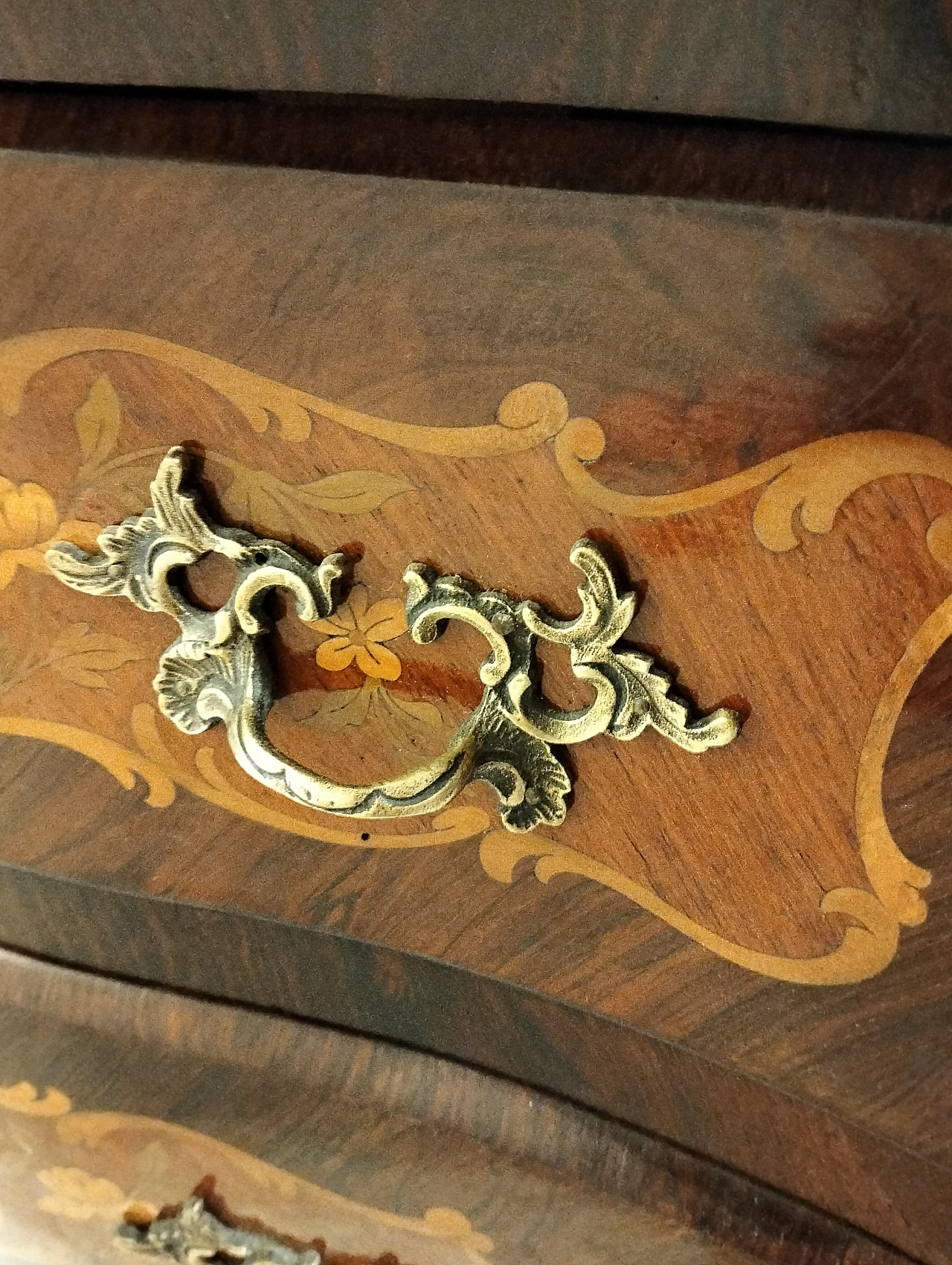 Cassettiera Luigi XVI con piano in marmo Rosso Francia, '700 5