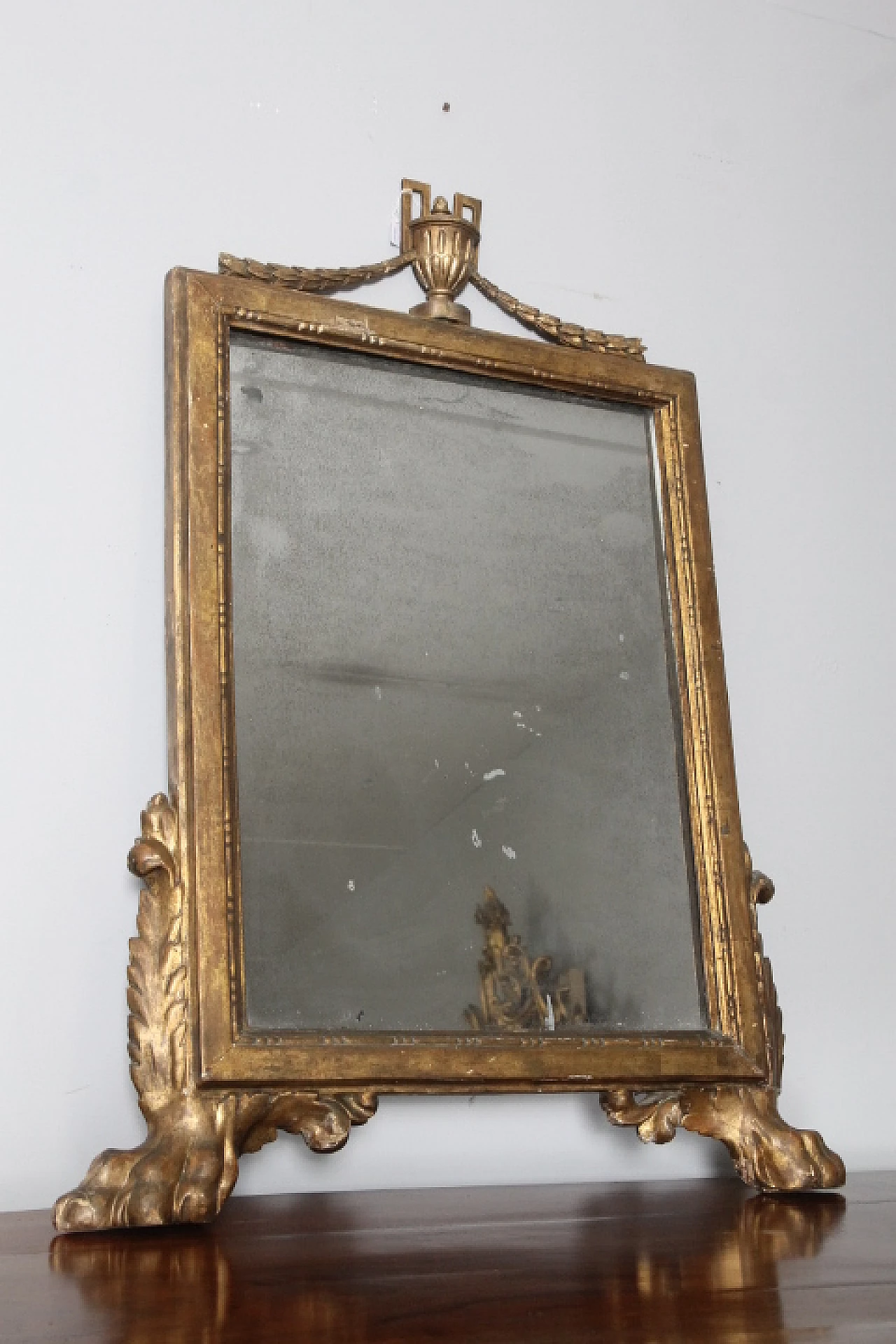 Empire gilded wood mirror, early 19th century 1